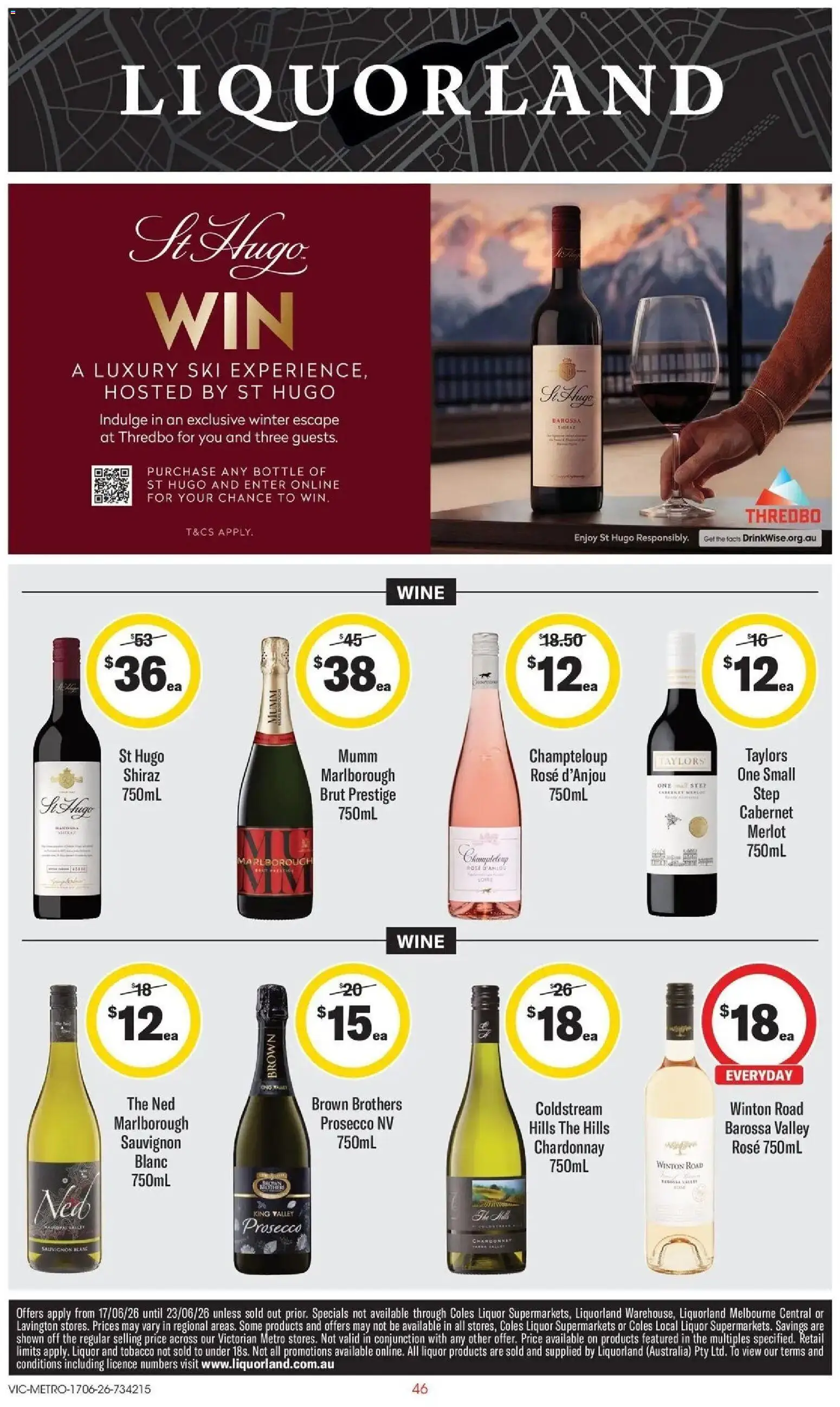 Coles catalogue - valid from 16.06.2026 | Page: 46 | Products: Wine