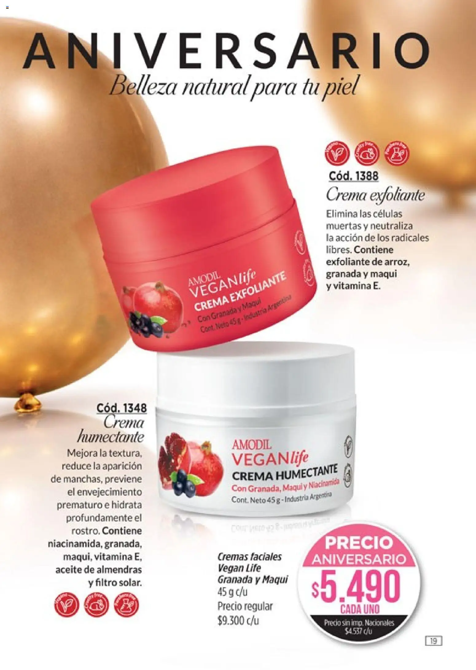 Amodil - Campaña 10 │ válido desde el 01.06.2026 | Página: 19 | Productos: Almendras, Aceite, Crema