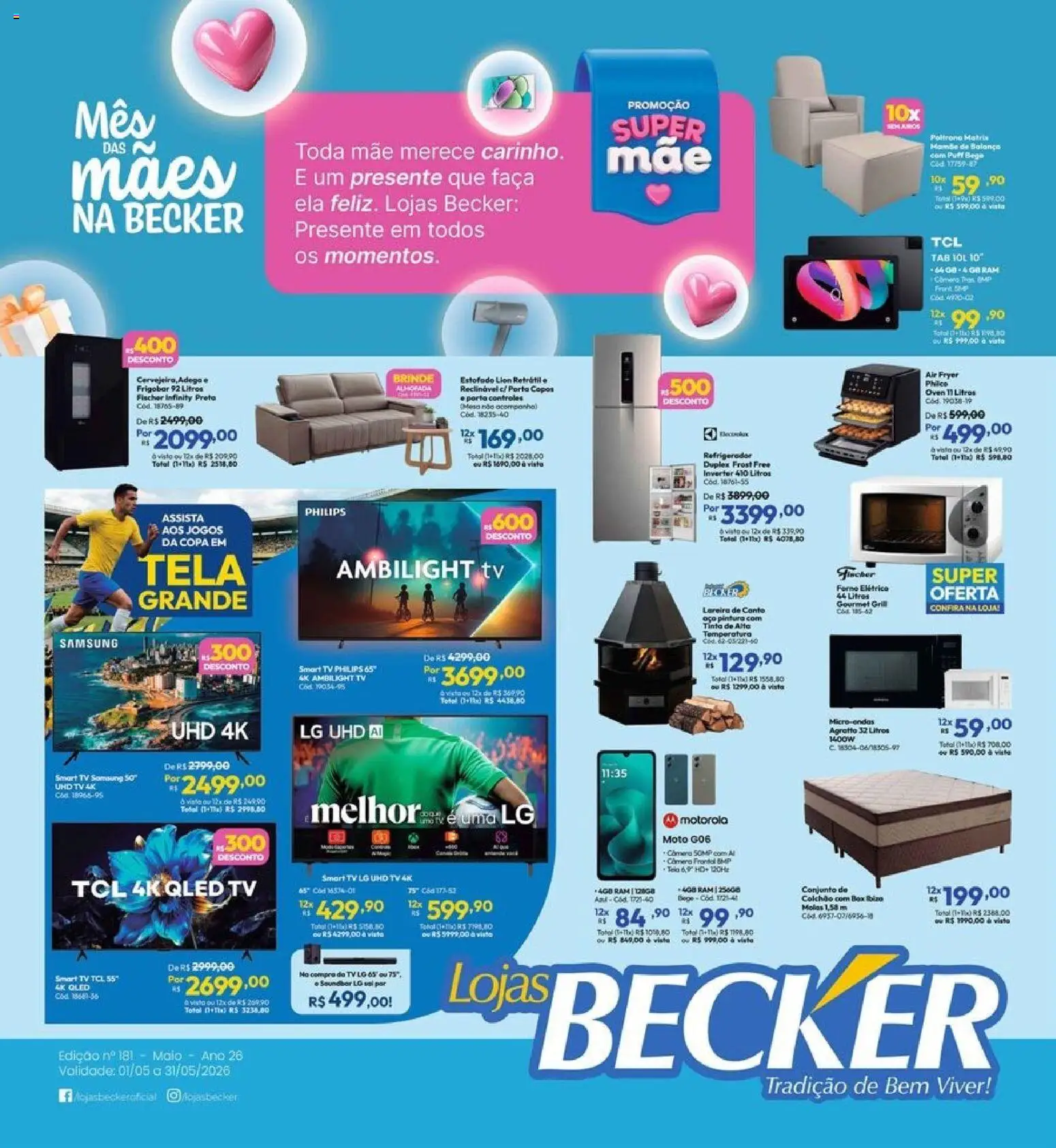 Lojas Becker Folheto - válido de 01.05.2026 | Página: 1