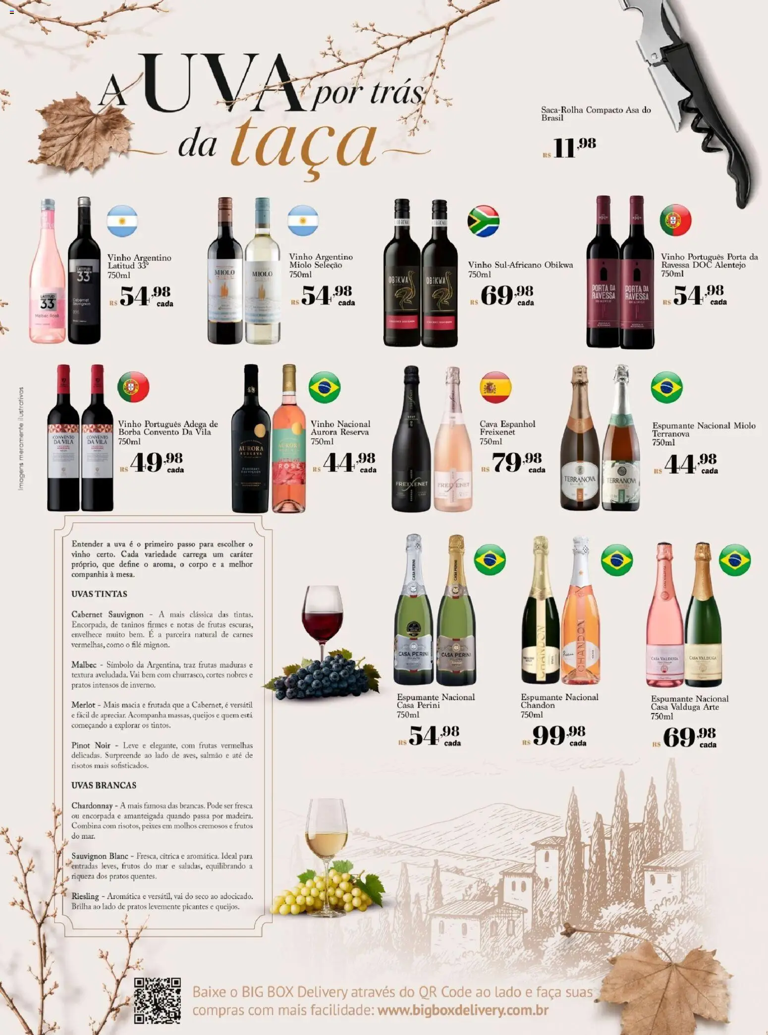 Big Box Folheto - válido de 01/07/2026 | Página: 4 | Produtos: Salmão, Espumante, Faca, Vinho