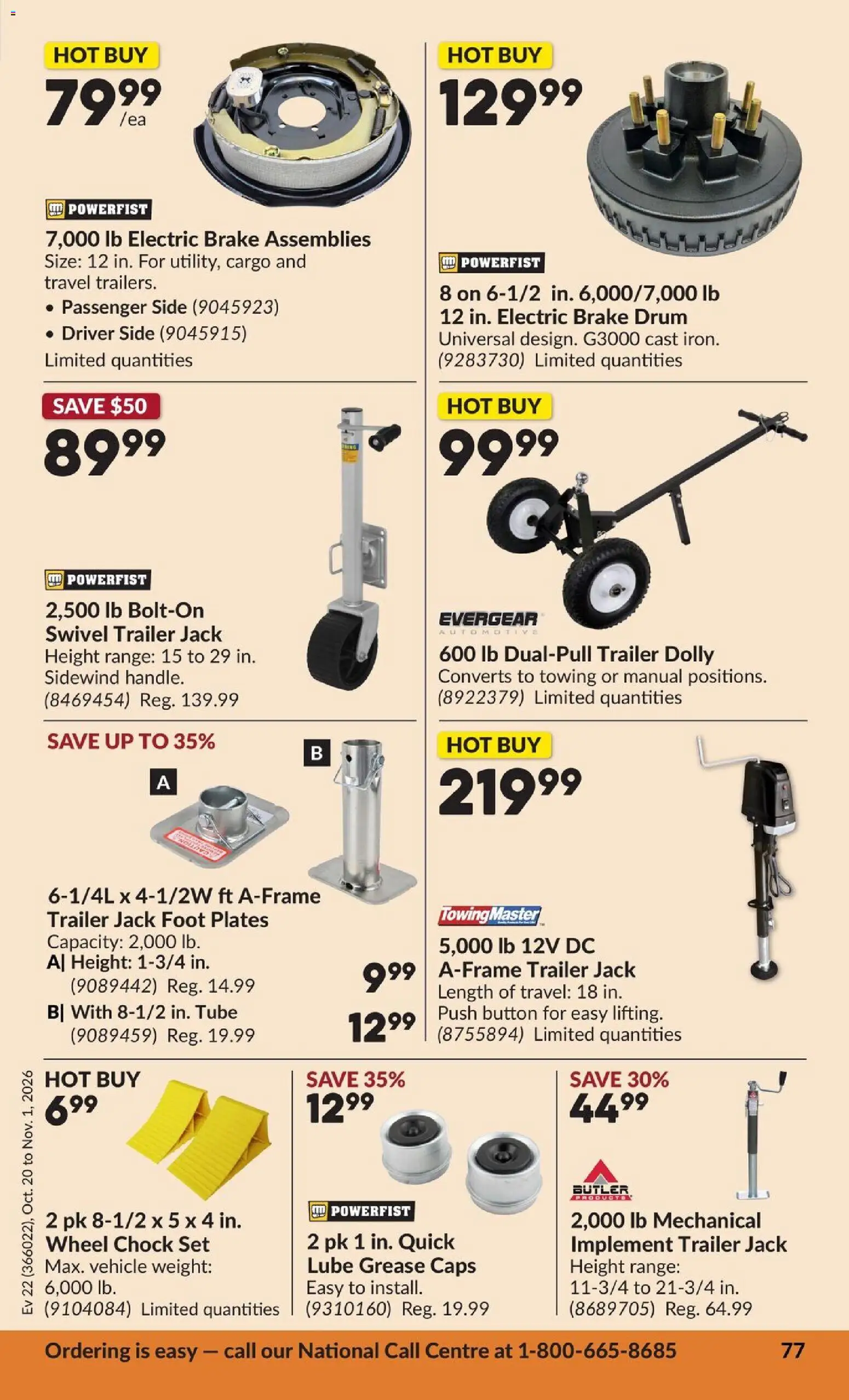 Princess Auto flyer valid from Oct 20, 2026 | Page: 80