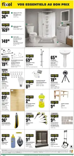 Preview of BMR weekly flyer / circulaire from shop BMR valid from Jun 25, 2026 | Page: 4 | Products: Fan, Box, Toilette, Shower