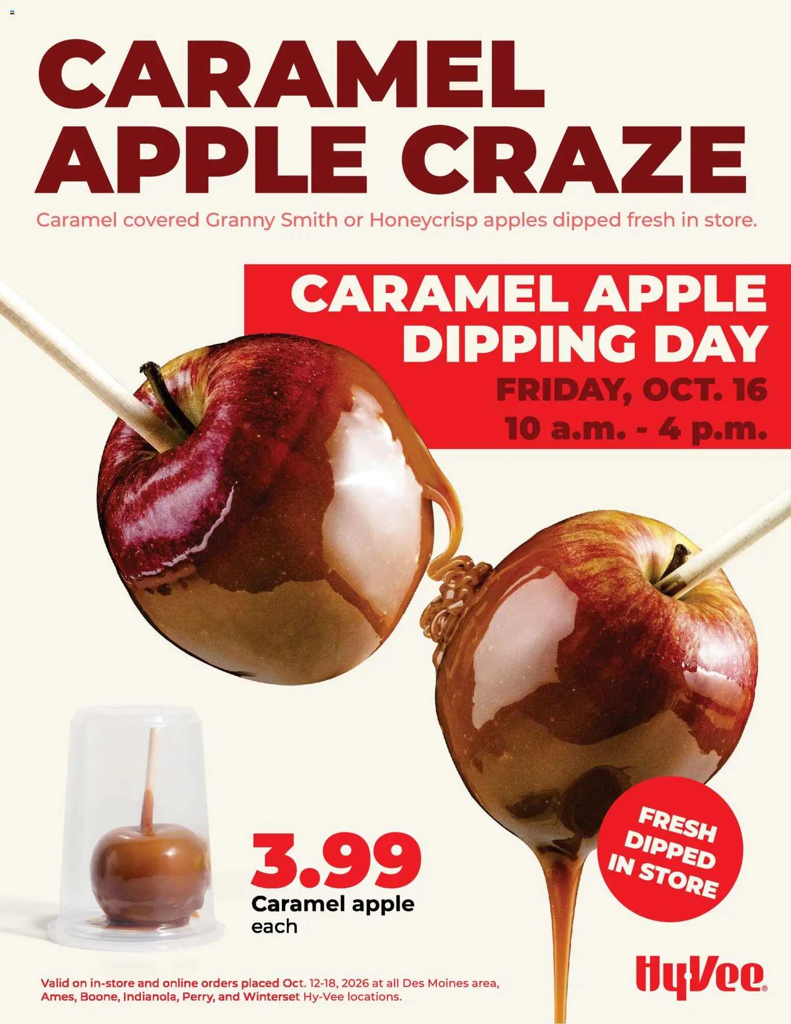 HyVee Caramel Apple Craze - valid from 10/12/2026 | Page: 1