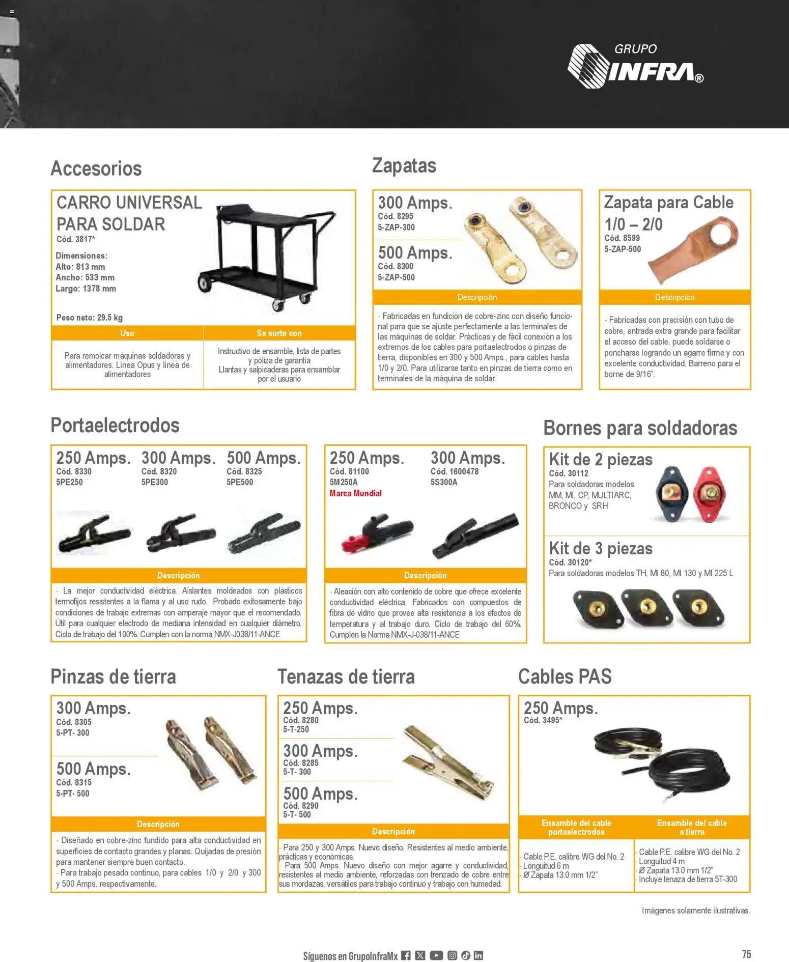 Nuevas ofertas de Infra válidas en toda la República Mexicana desde el 01/01/2026. ¡Encuentra las mejores ofertas en Infra catálogo! | Página: 77 | Productos: Tenaza, Cable, Tierra
