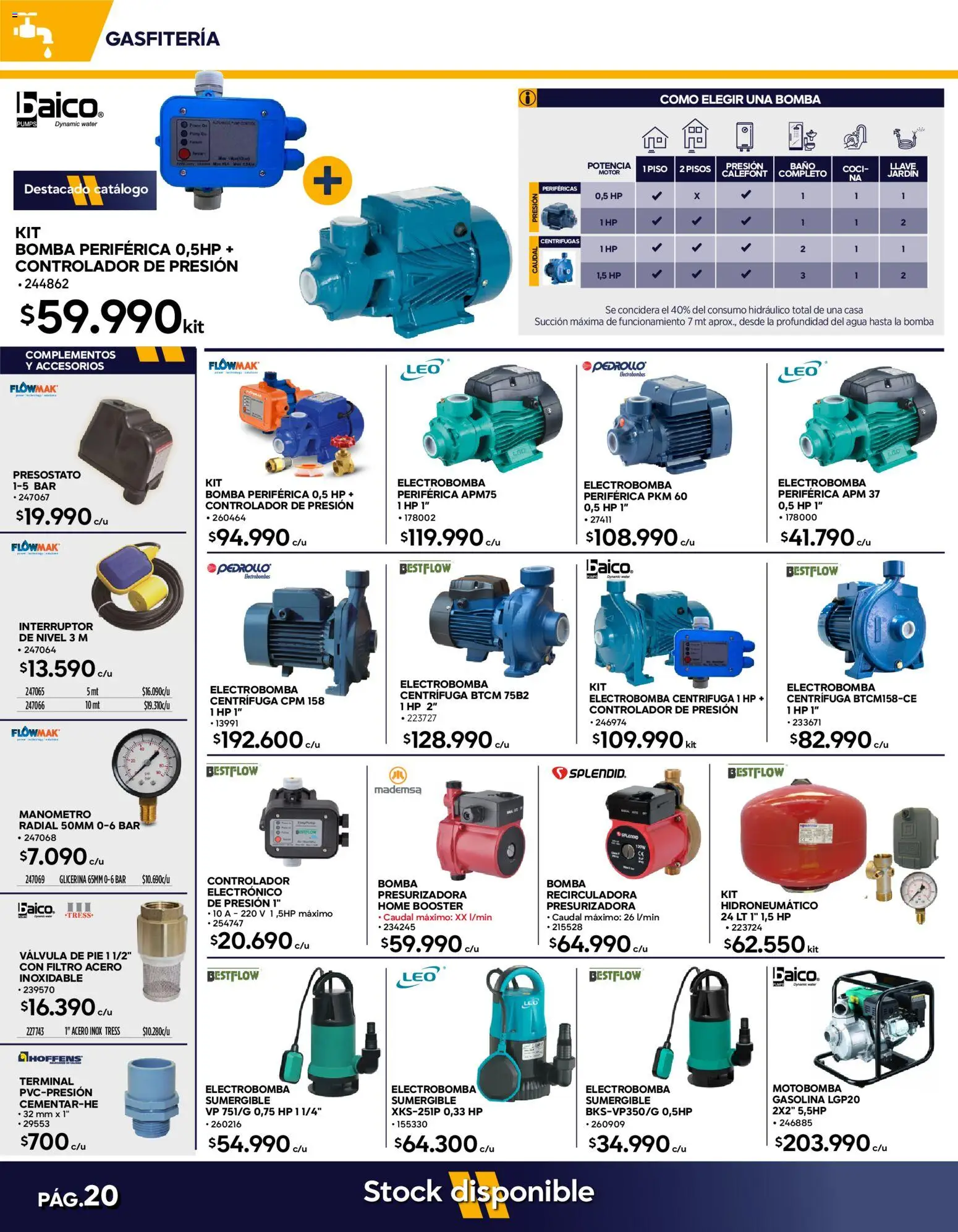 Construmart Ofertas │ válido desde el 31.07.2026 | Página: 20 | Productos: Interruptor, Manómetro, Baño, Llave