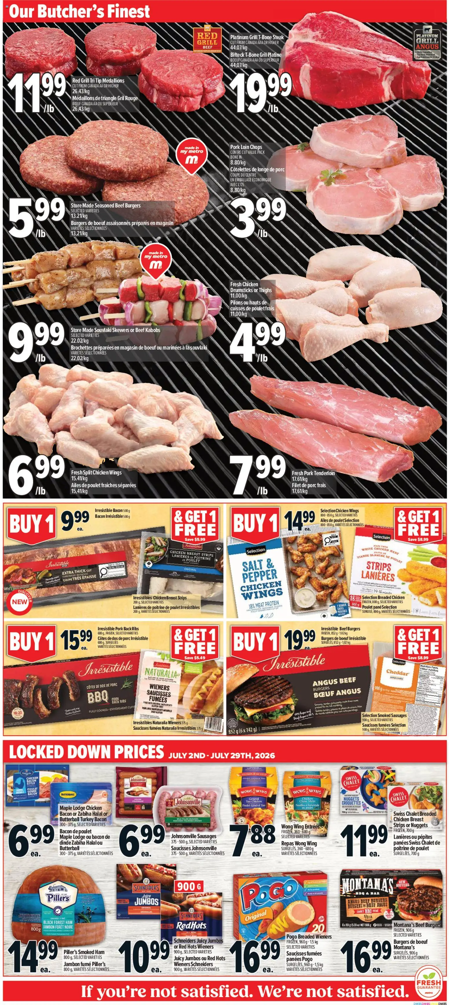 Metro flyer valid from Jul 2, 2026 | Page: 6 | Products: Chicken wings, Turkey, Grill, Ham