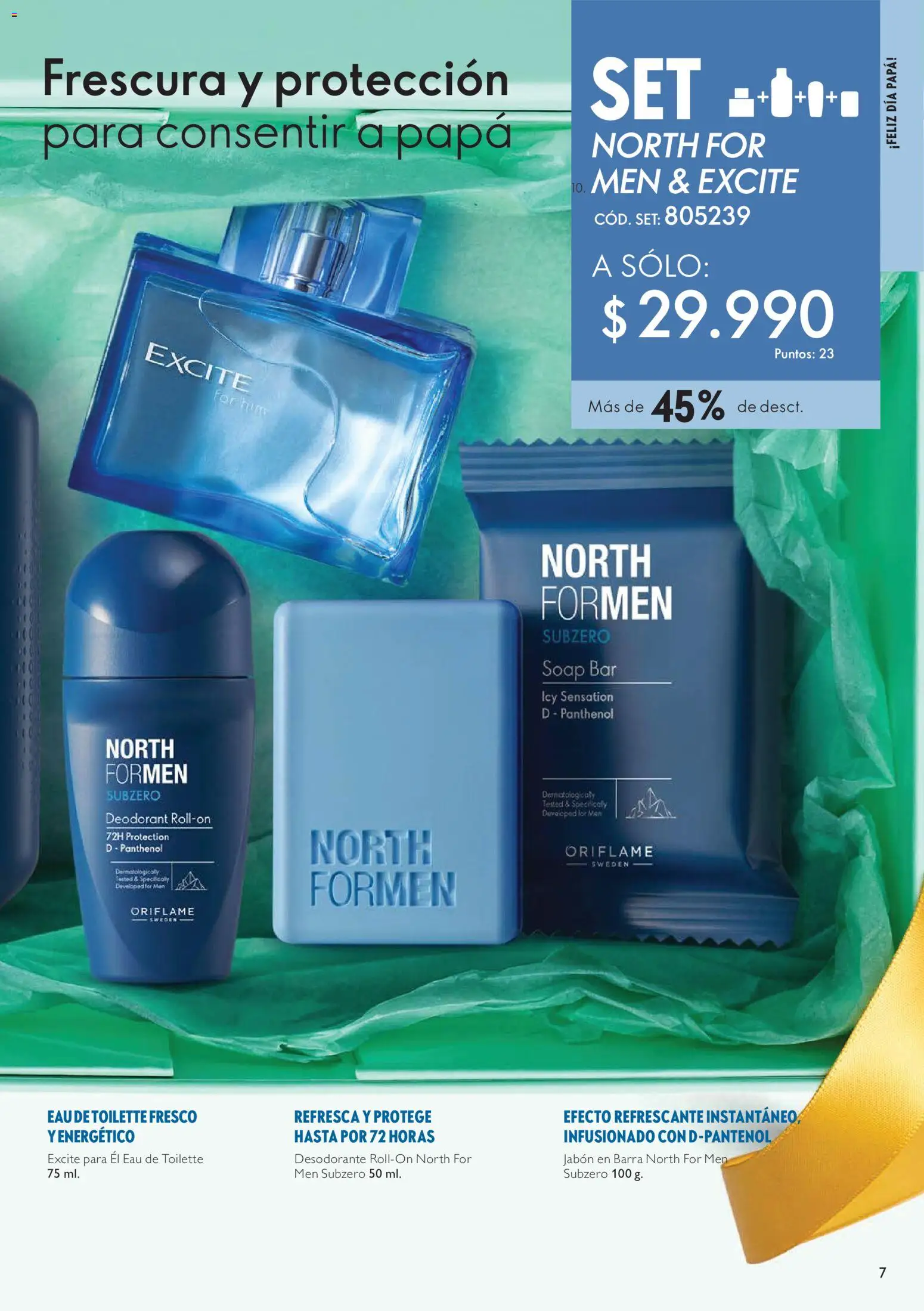 Oriflame Catálogo │ válido desde el 30.05.2026 | Página: 7 | Productos: Eau de toilette, Jabón, Desodorante, Papa