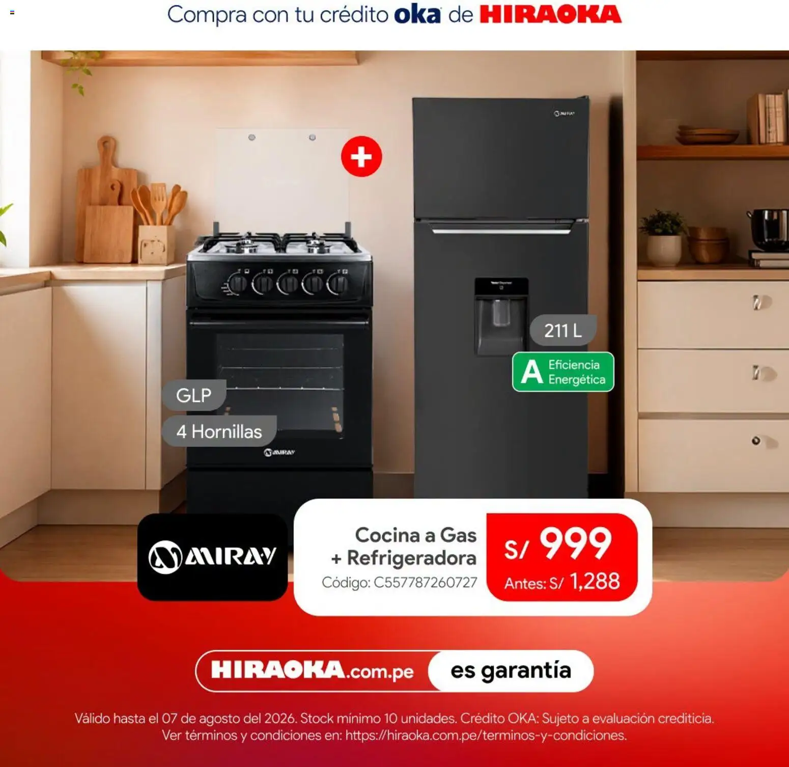 Catálogo Hiraoka válido desde 04/08/2026 | Página: 3 | Productos: Cocina
