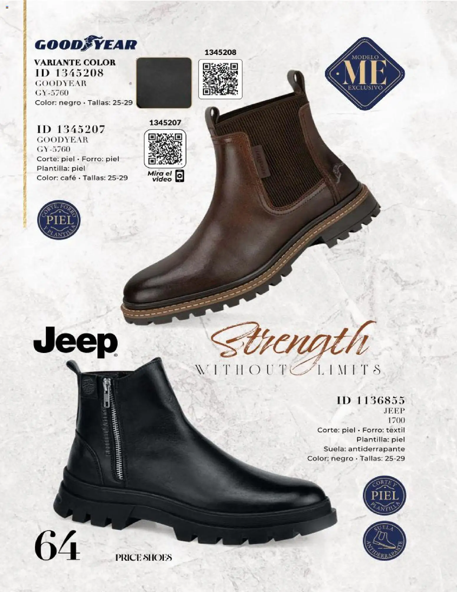 Nuevas ofertas de Price Shoes válidas en toda la República Mexicana desde el 25/06/2026. ¡Encuentra las mejores ofertas en Price Shoes catálogo Caballeros Mini! | Página: 64
