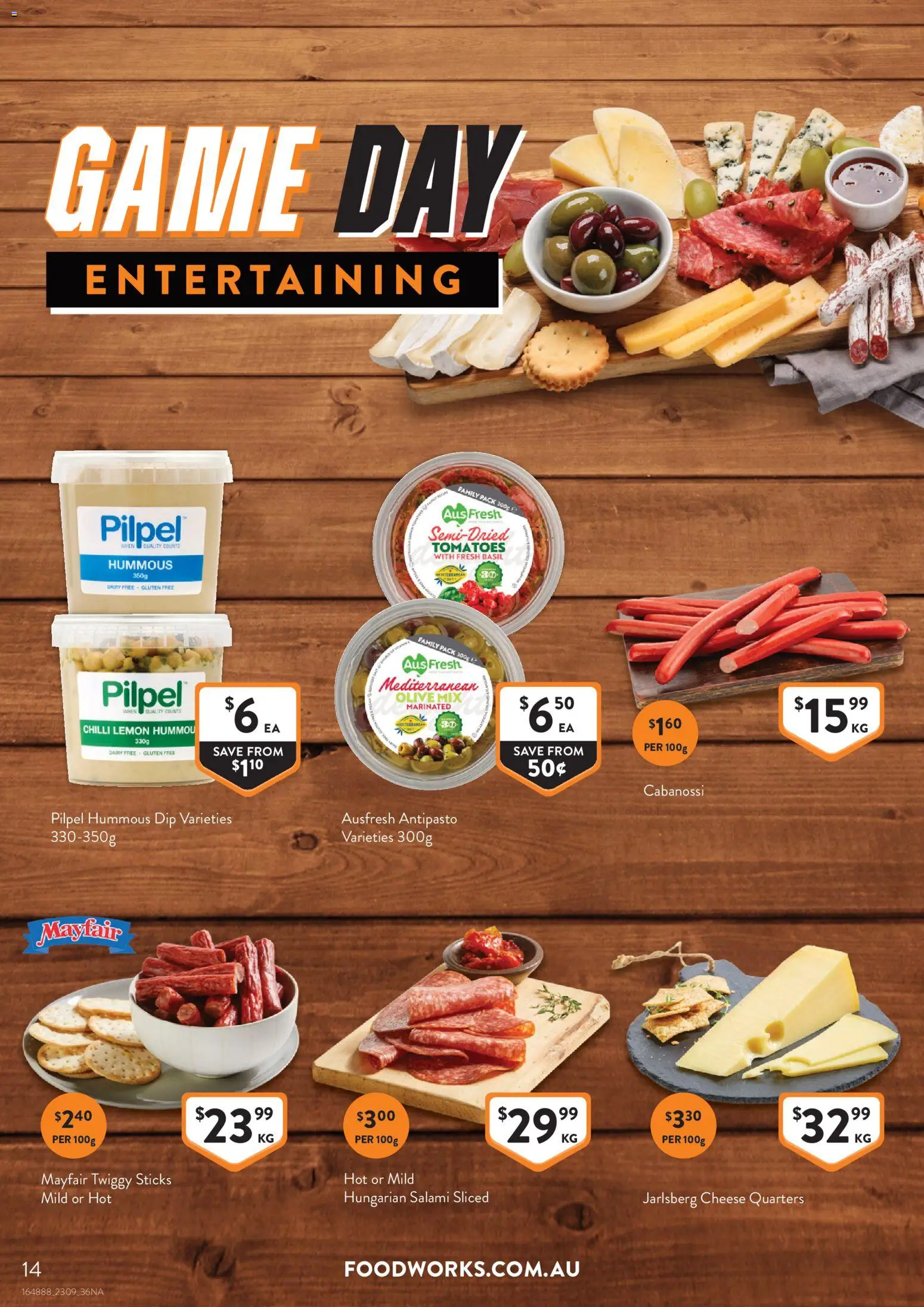 Foodworks catalogue - valid from 16/09/2026 | Page: 14 | Products: Salami, Tomatoes, Chilli, Game