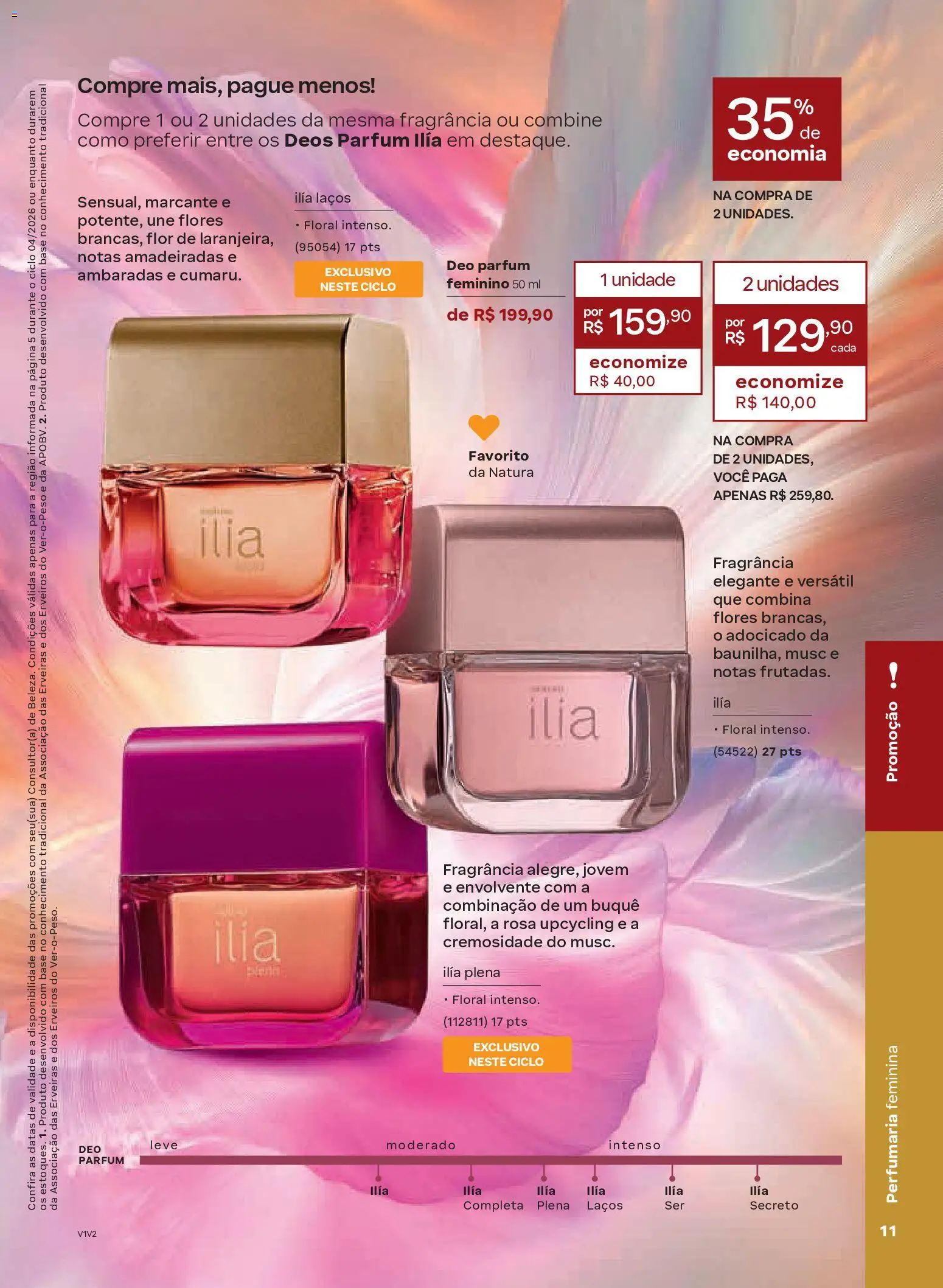 Natura Folheto - válido de 19.02.2026 | Página: 11 | Produtos: Fragrância, Flores, Base