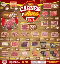 Vista previa de Casa Ley folleto Carnes y Aves La Paz, nuevo folleto de la tienda, válido en México a partir del 16.05.2026