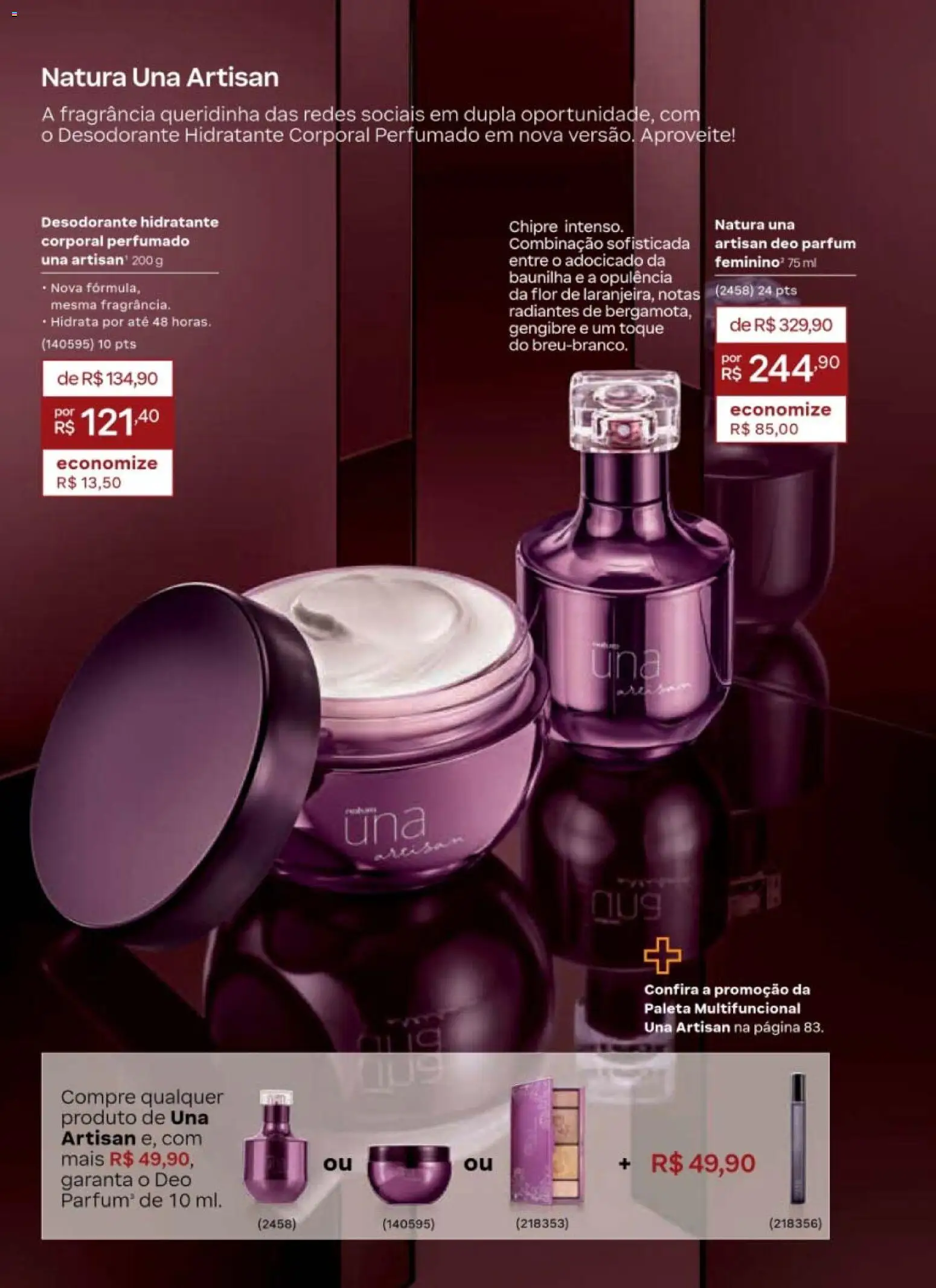Natura Folheto - válido de 19/07/2026 | Página: 11 | Produtos: Gengibre, Fragrância, Multifuncional, Desodorante