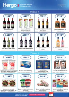 Vista previa Hergo catálogo válido desde el 16/09/2026 | Página: 4 | Productos: Bebidas, Martini, Queso, Vino