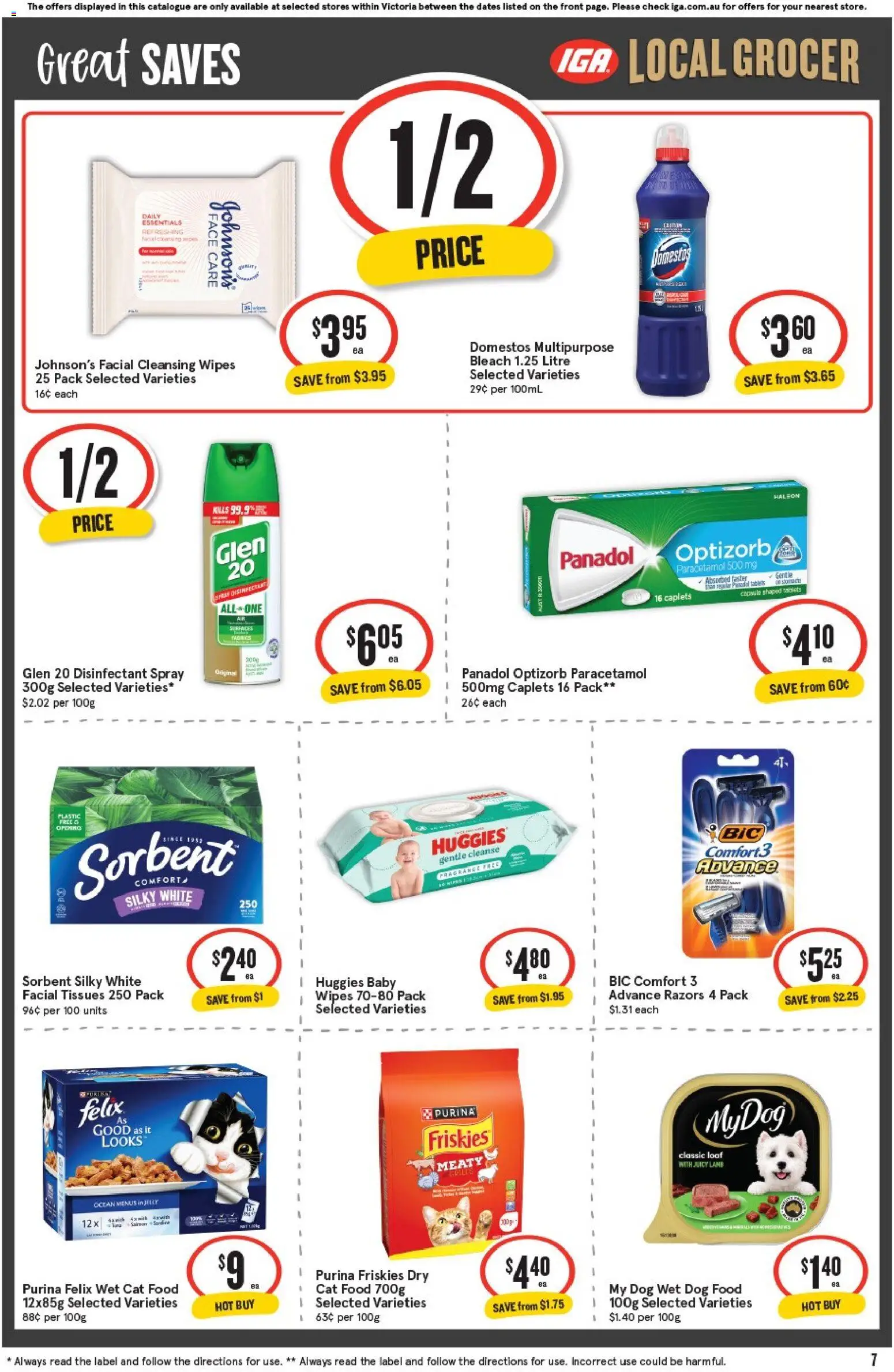 IGA catalogue - valid from 20.05.2026 | Page: 8 | Products: Dog food, Multipurpose, Razors, Tablets