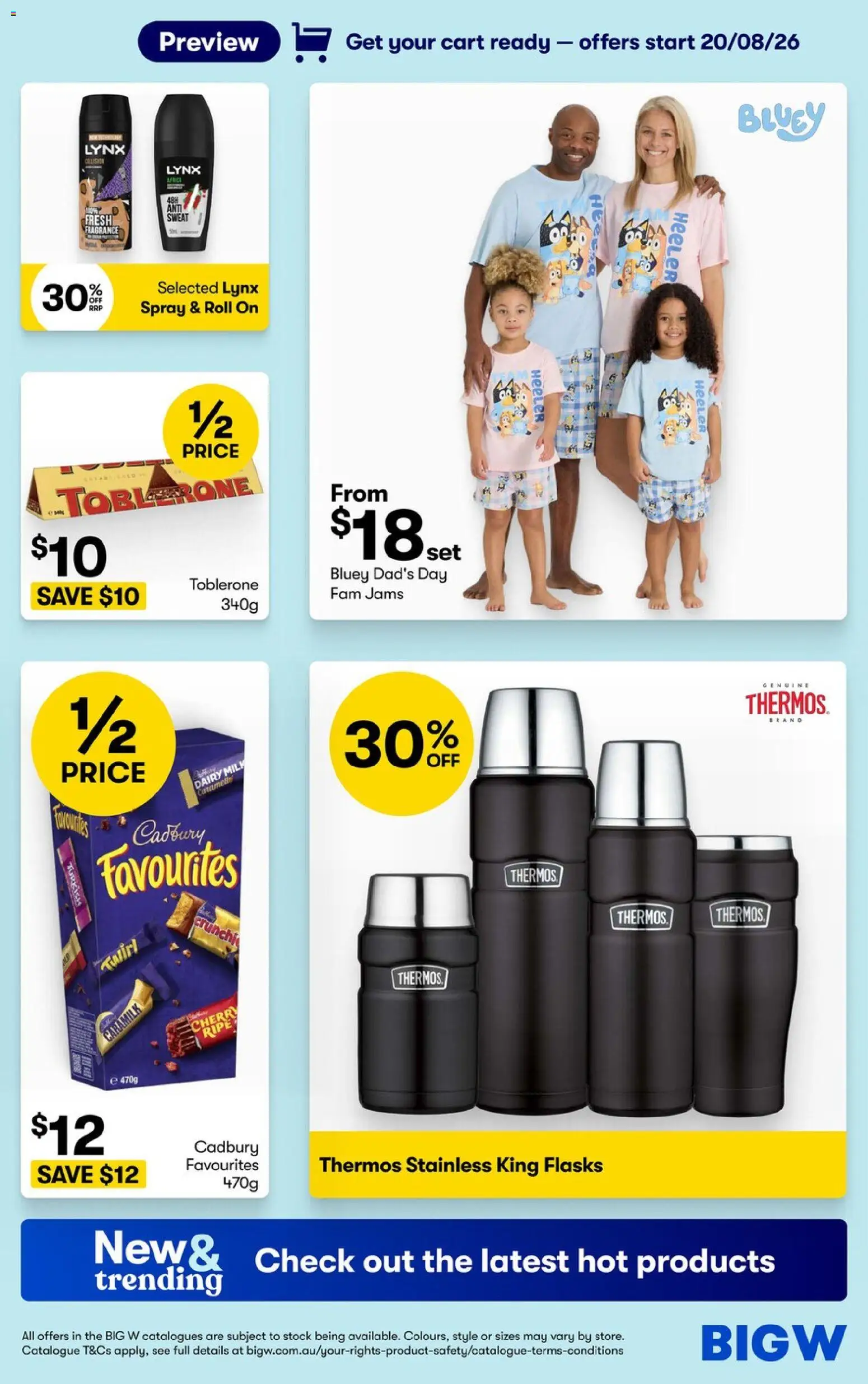 Big W catalogue - valid from 20/08/2026 | Page: 3 | Products: Fragrance, Milk, Dairy, Cart