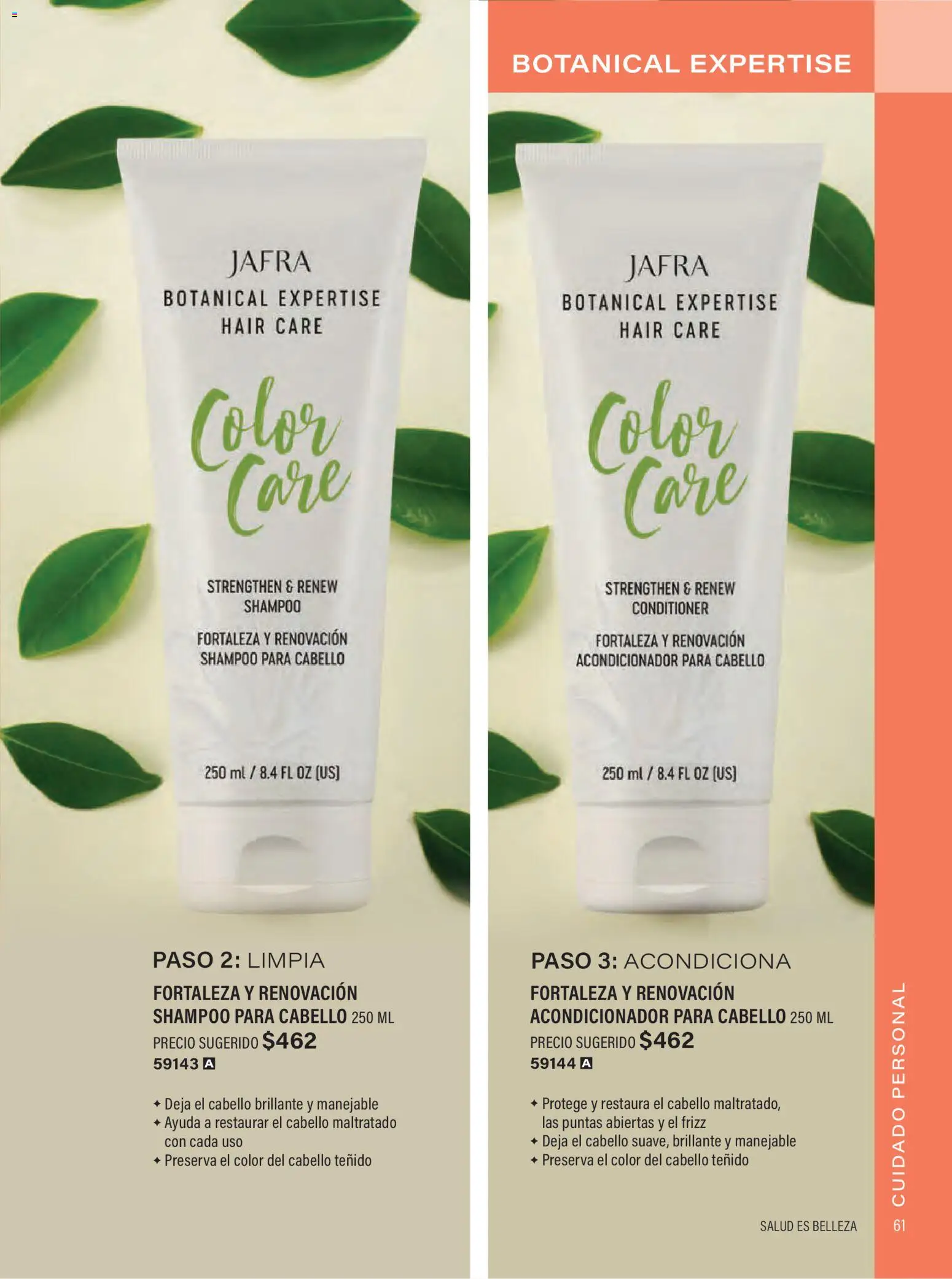 Nuevas ofertas de JAFRA válidas en toda la República Mexicana desde el 01/07/2026. ¡Encuentra las mejores ofertas en JAFRA catálogo Organizador de Ventas! | Página: 61 | Productos: Serum, Brillo, Aceite, Proteína