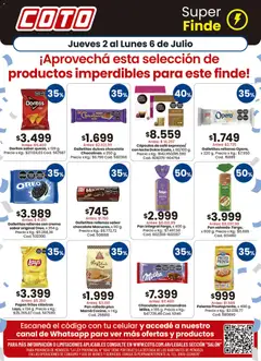 Vista previa Coto ofertas válido desde el 02/07/2026