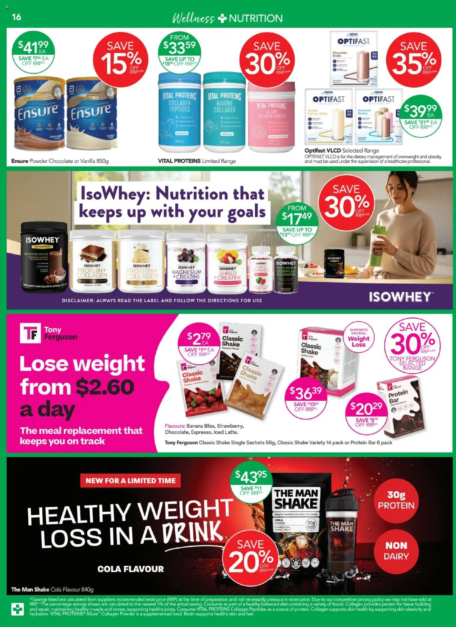 Terry White catalogue - valid from 16.04.2026 | Page: 16 | Products: Powder, Chocolate, Gum, Collagen