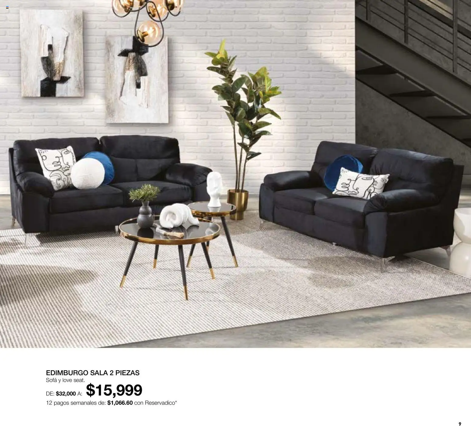 Nuevas ofertas de Muebles Dico válidas en toda la República Mexicana desde el 01/08/2026. ¡Encuentra las mejores ofertas en Muebles Dico catálogo! | Página: 9 | Productos: Sofá