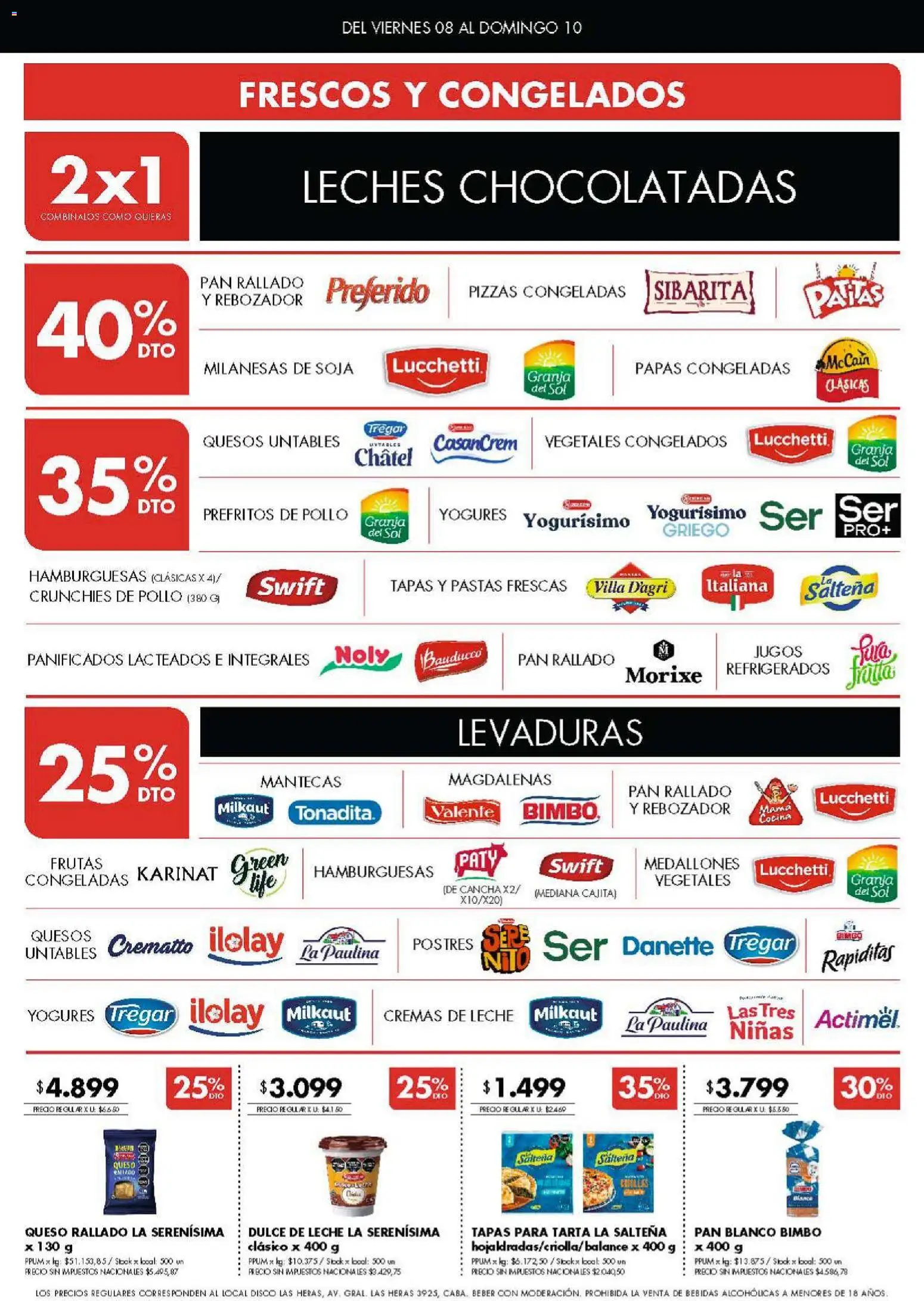 Disco - Superofertas │ válido desde el 08.05.2026 | Página: 4 | Productos: Pollo, Dulce de leche, Pan, Pan rallado