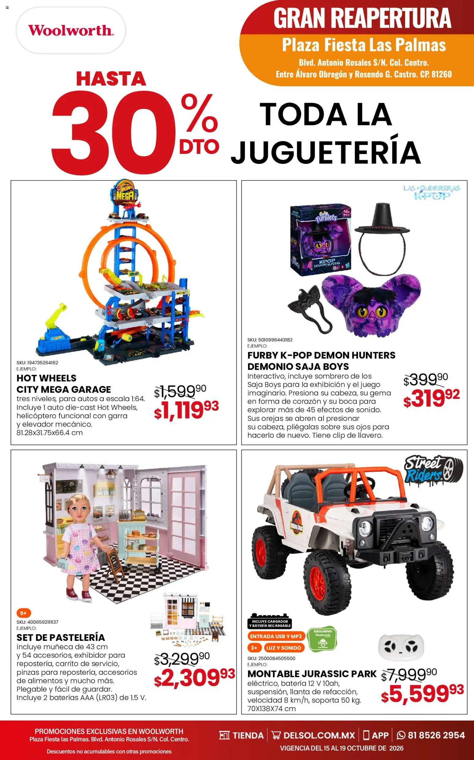 Nuevas ofertas de Del Sol y Woolworth válidas en toda la República Mexicana desde el 15/10/2026. ¡Encuentra las mejores ofertas en Del Sol y Woolworth catálogo 5 Días de Grandes Promociones - Los Mochis! | Página: 2