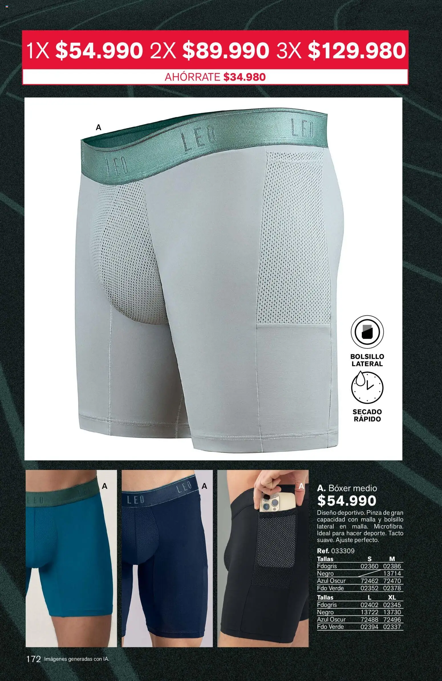 Leonisa revista - valida desde el 11/09/2026 | Página: 172 | Productos: Pinza
