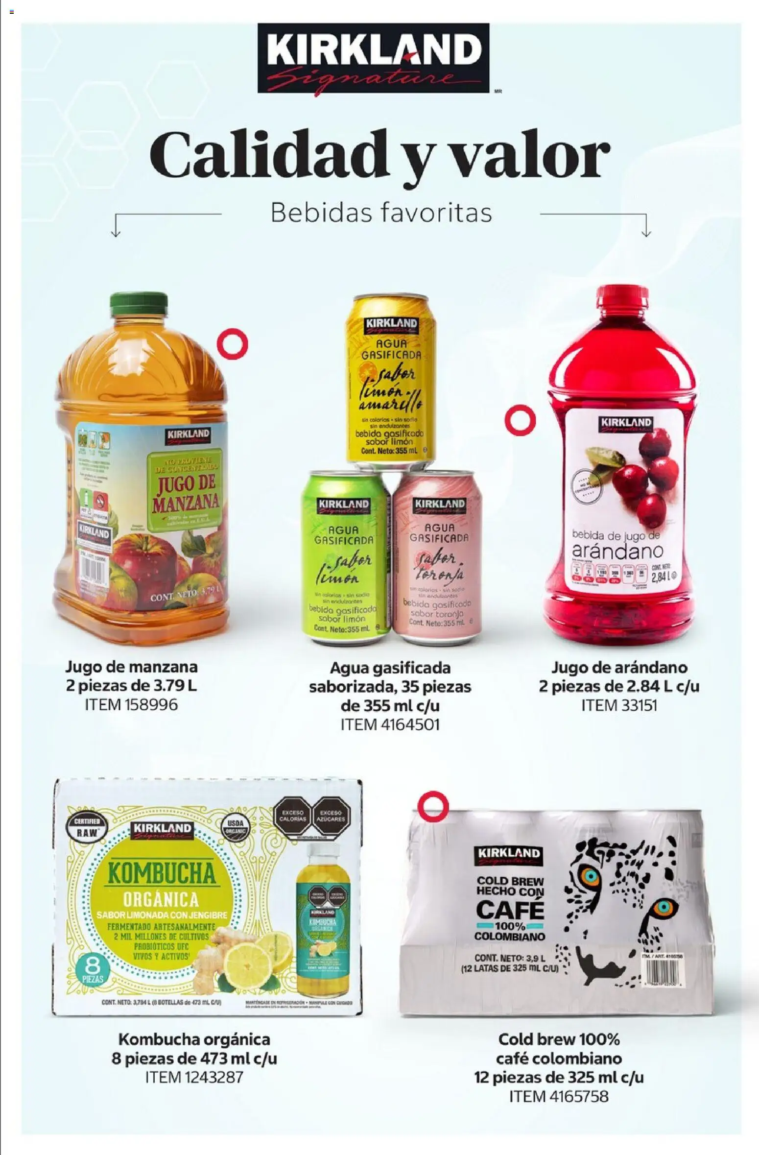 Nuevas ofertas de Costco válidas en toda la República Mexicana desde el 01/08/2026. ¡Encuentra las mejores ofertas en Costco catálogo Agosto! | Página: 80 | Productos: Agua, Limón, Bebidas, Probióticos