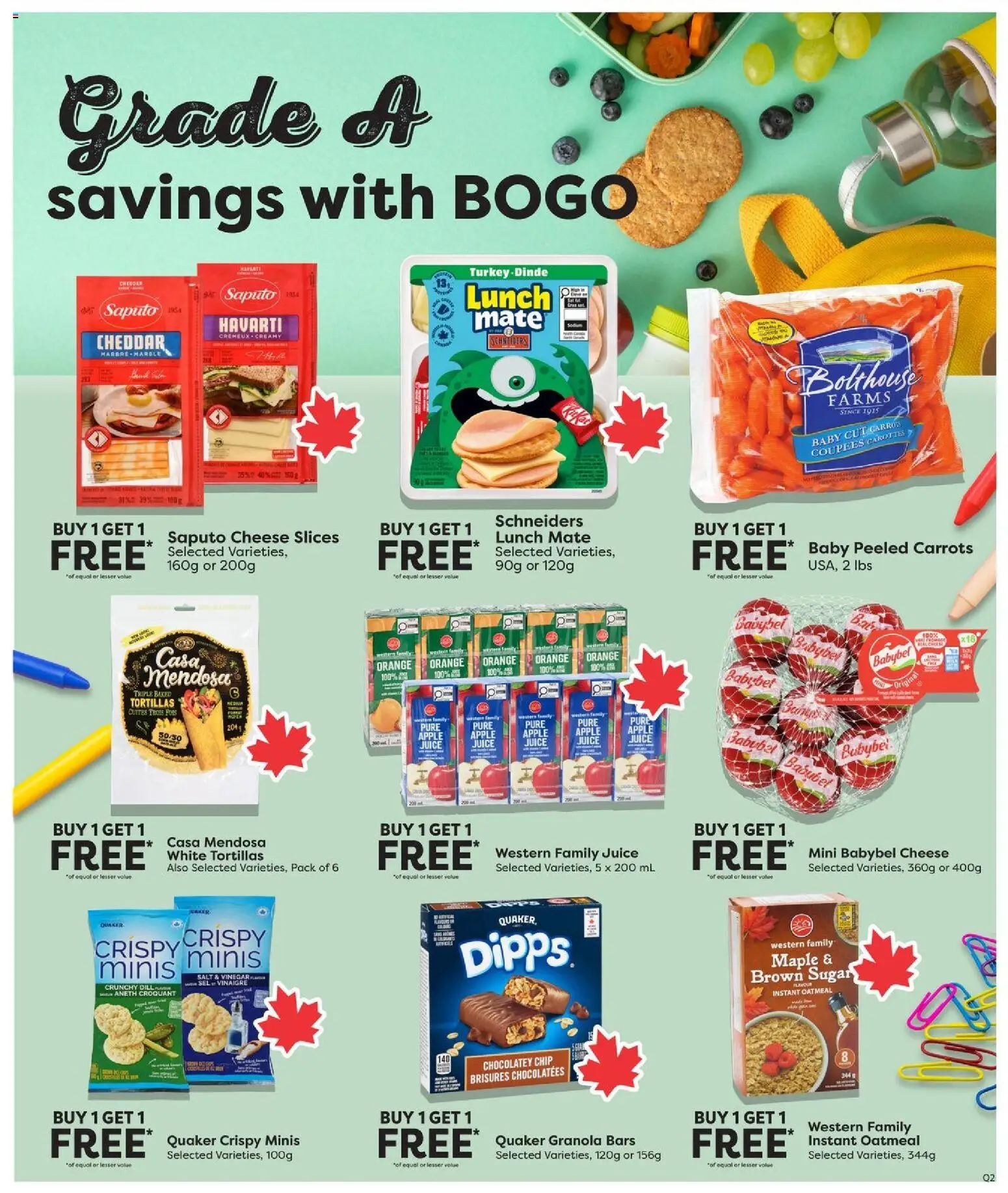 Quality Foods flyer valid from Sep 10, 2026 | Page: 2 | Products: Hat, Oatmeal, Sugar, Vinegar