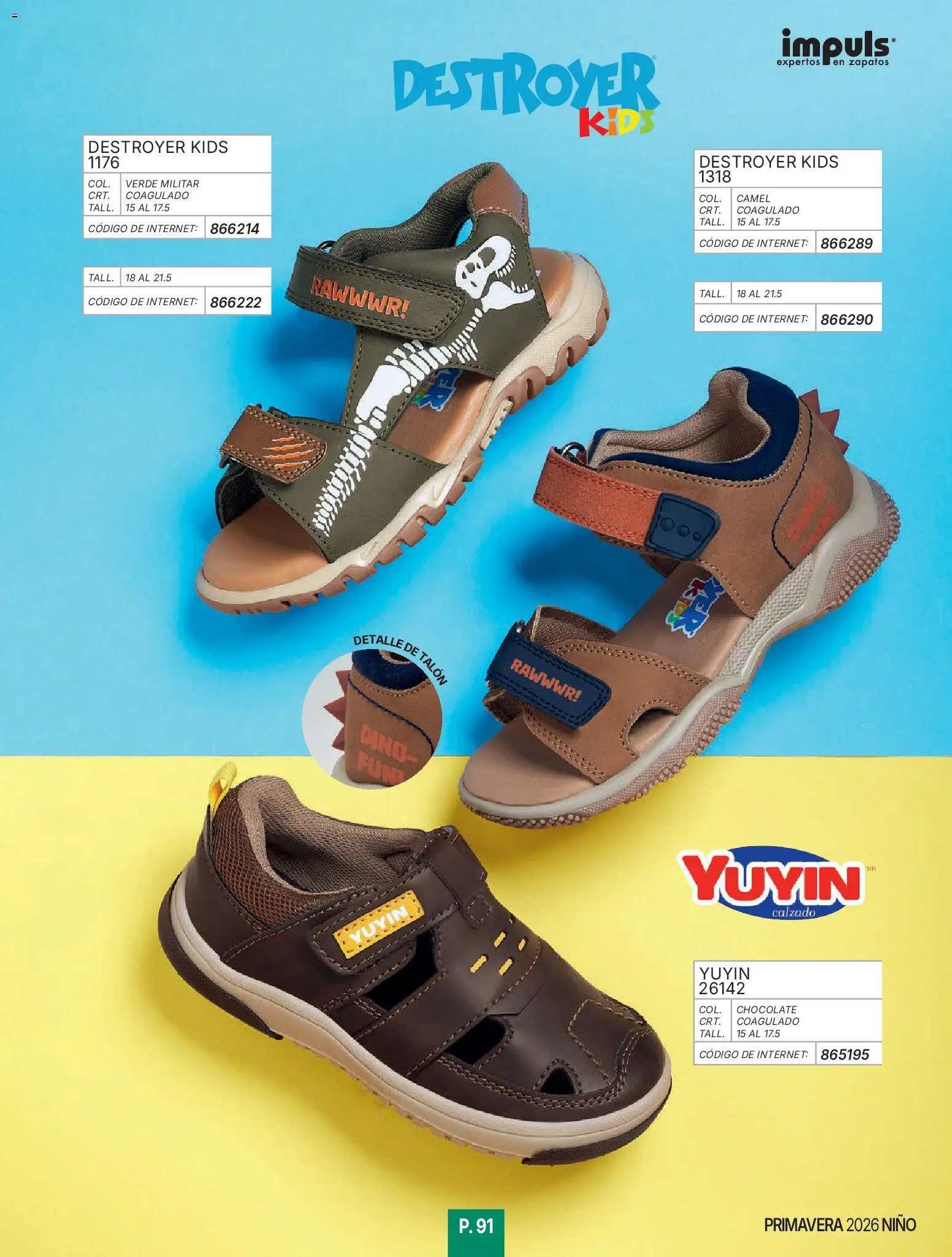 Nuevas ofertas de Impuls válidas en toda la República Mexicana desde el 01.01.2026. ¡Encuentra las mejores ofertas en Impuls catálogo Niño! | Página: 93 | Productos: Zapatos, Chocolate