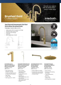 Preview of Mitre 10 2026 Bathroom Innovation E-Selection Guide - valid from 07.05.2026 | Page: 11 | Products: Sink, Water, Accessories, Mixer