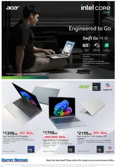 Preview of Harvey Norman Computers Shop Hot Offers Digital Catalogue - valid from 09/07/2026 | Page: 16 | Products: Battery, Accessories, Pc
