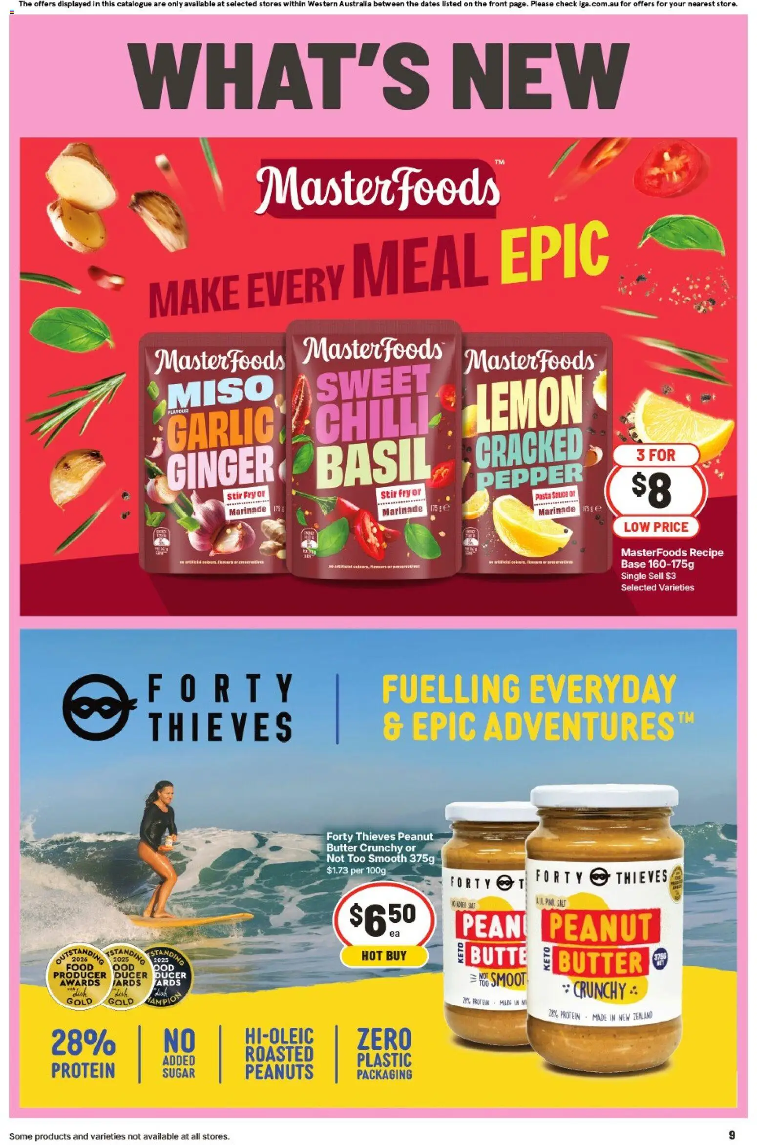 IGA catalogue - valid from 29/07/2026 | Page: 10 | Products: Pasta, Peanuts, Pepper, Chilli