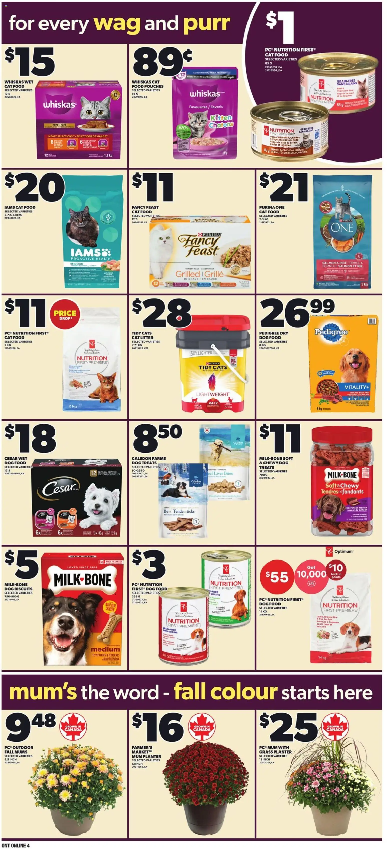 Zehrs flyer valid from Sep 3, 2026 | Page: 10 | Products: Salmon, Liver, Steak, Biscuits