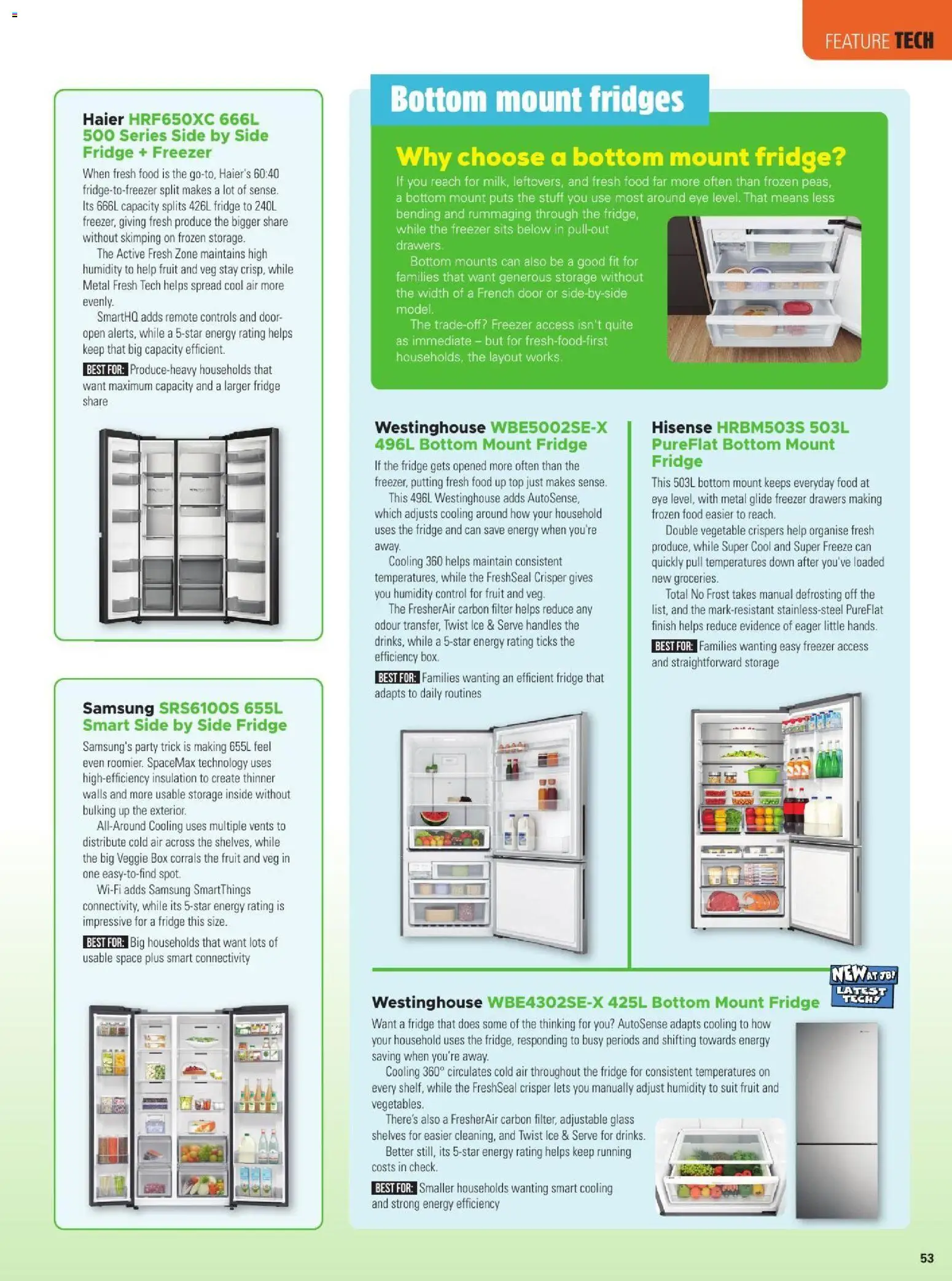 JB Hi-Fi catalogue - valid from 01/10/2026 | Page: 53 | Products: Suit, Fruit, Ice, Freezer