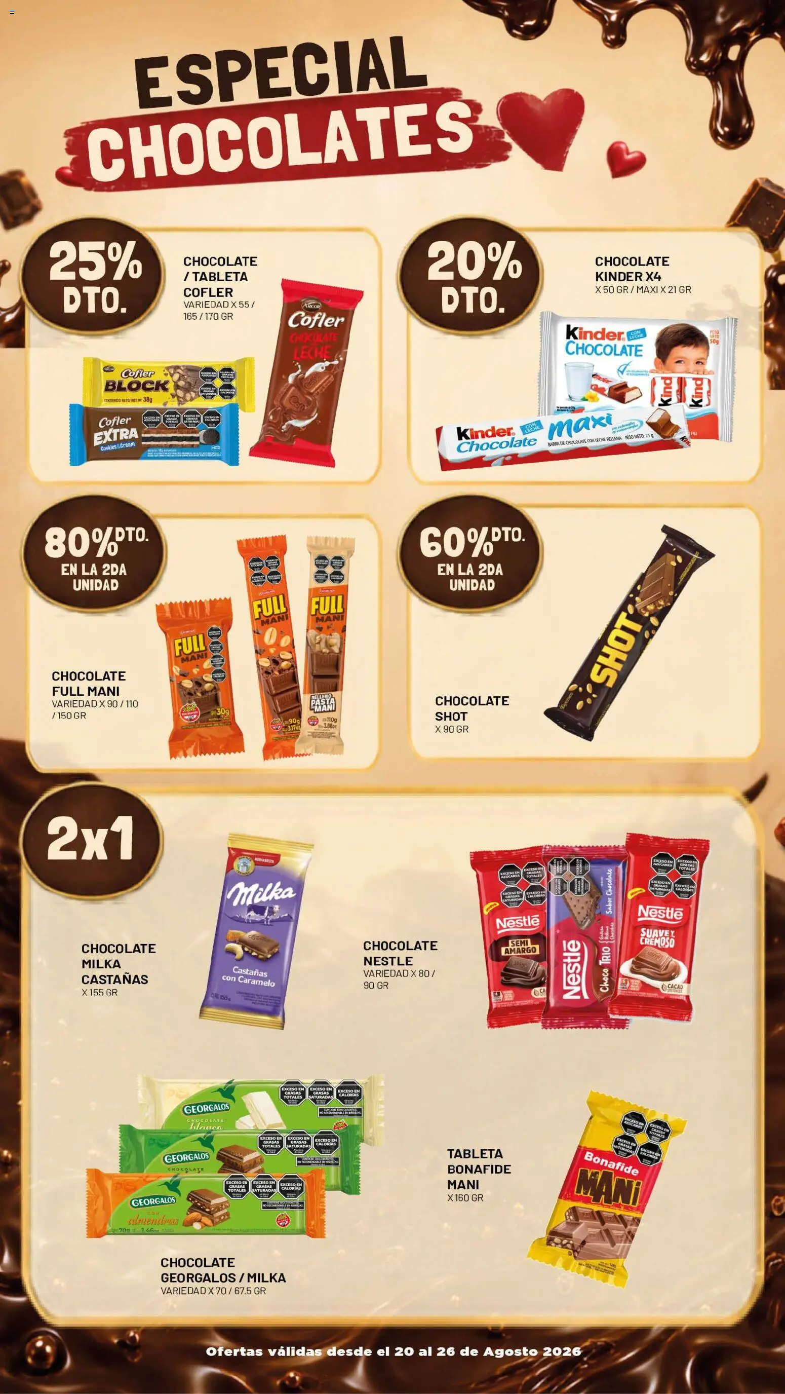 Makro ofertas │ válido desde el 20/08/2026 | Página: 11 | Productos: Almendras, Leche, Chocolate, Pasta
