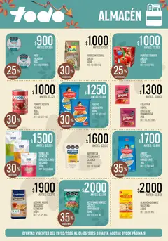 Vista previa Supermercados TODO - Ofertas válido desde el 19.05.2026 | Página: 10 | Productos: Azucar, Semillas, Tomates, Fideos