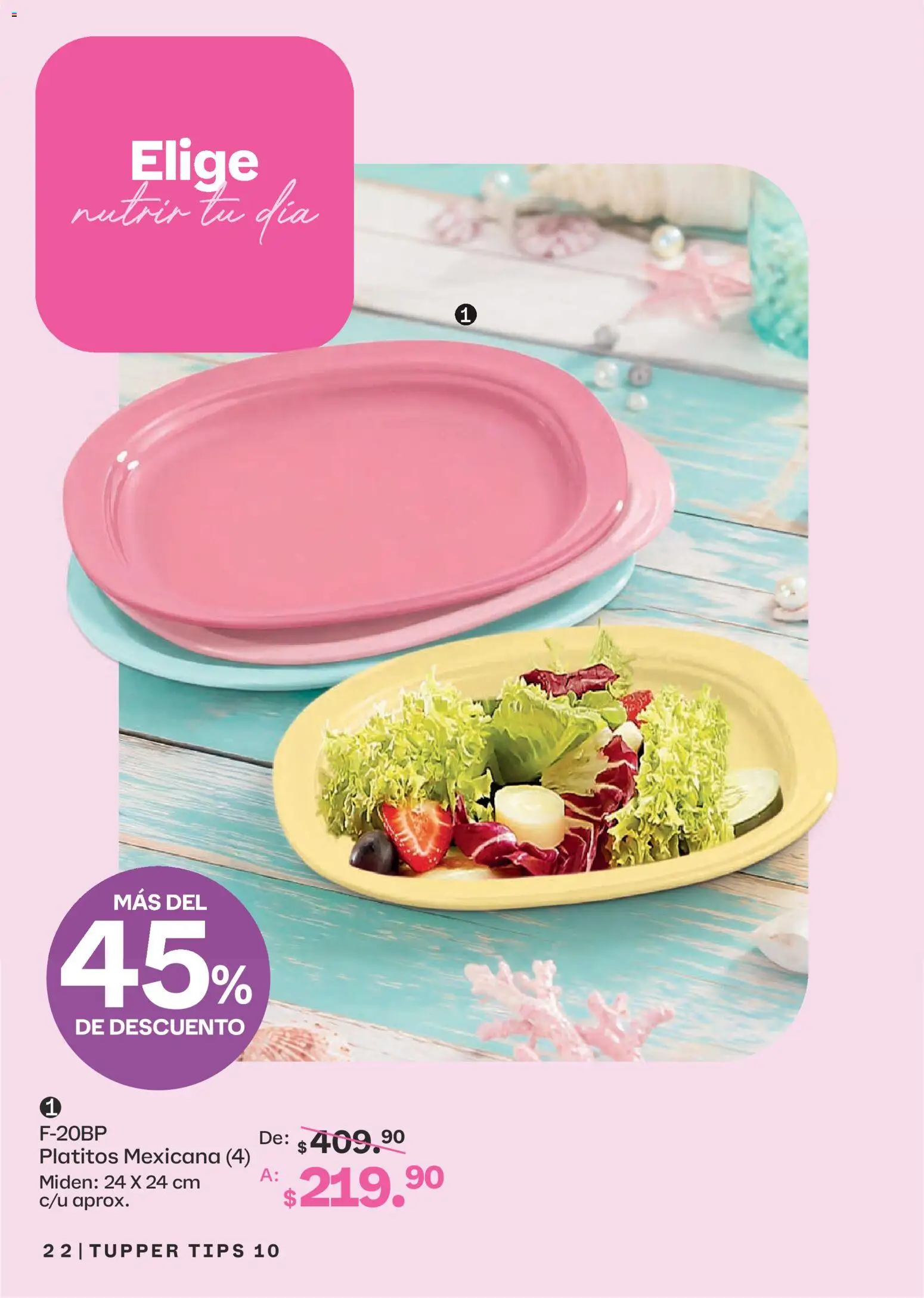 Nuevas ofertas de Tupperware válidas en toda la República Mexicana desde el 07/09/2026. ¡Encuentra las mejores ofertas en Tupperware catálogo! | Página: 22 | Productos: Tupper