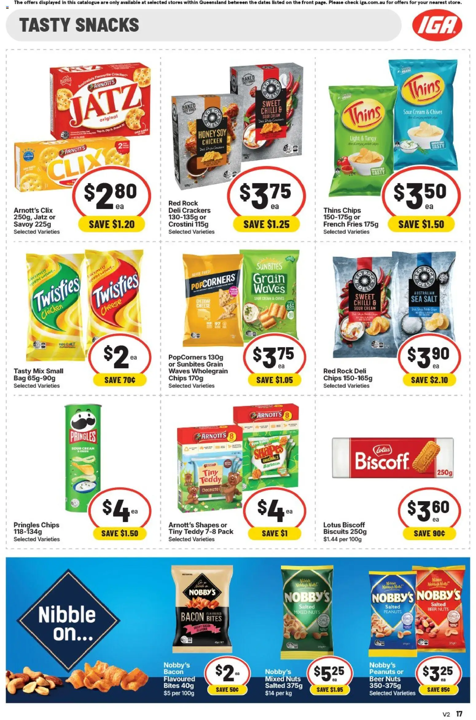 IGA catalogue - valid from 02/08/2026 | Page: 20 | Products: Snacks, Bacon, Chocolate, Lotus