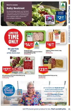 Preview of Aldi catalogue Special Buys - valid from 24.06.2026 | Page: 25 | Products: Pork, Beef, Beetroot, Chilli