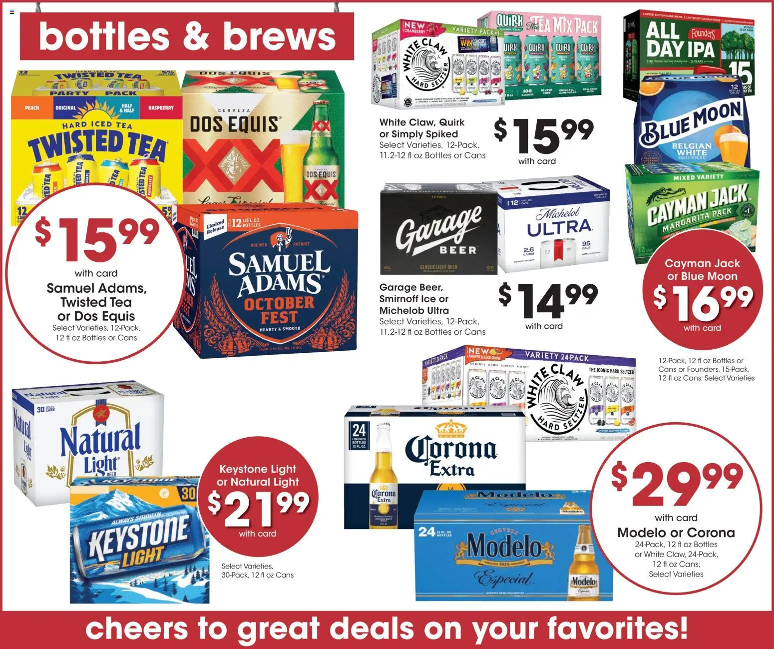 Dillons Weekly Ad - valid from 09/16/2026 | Page: 13 | Products: Corona Extra, Tea, Cane sugar, Ice