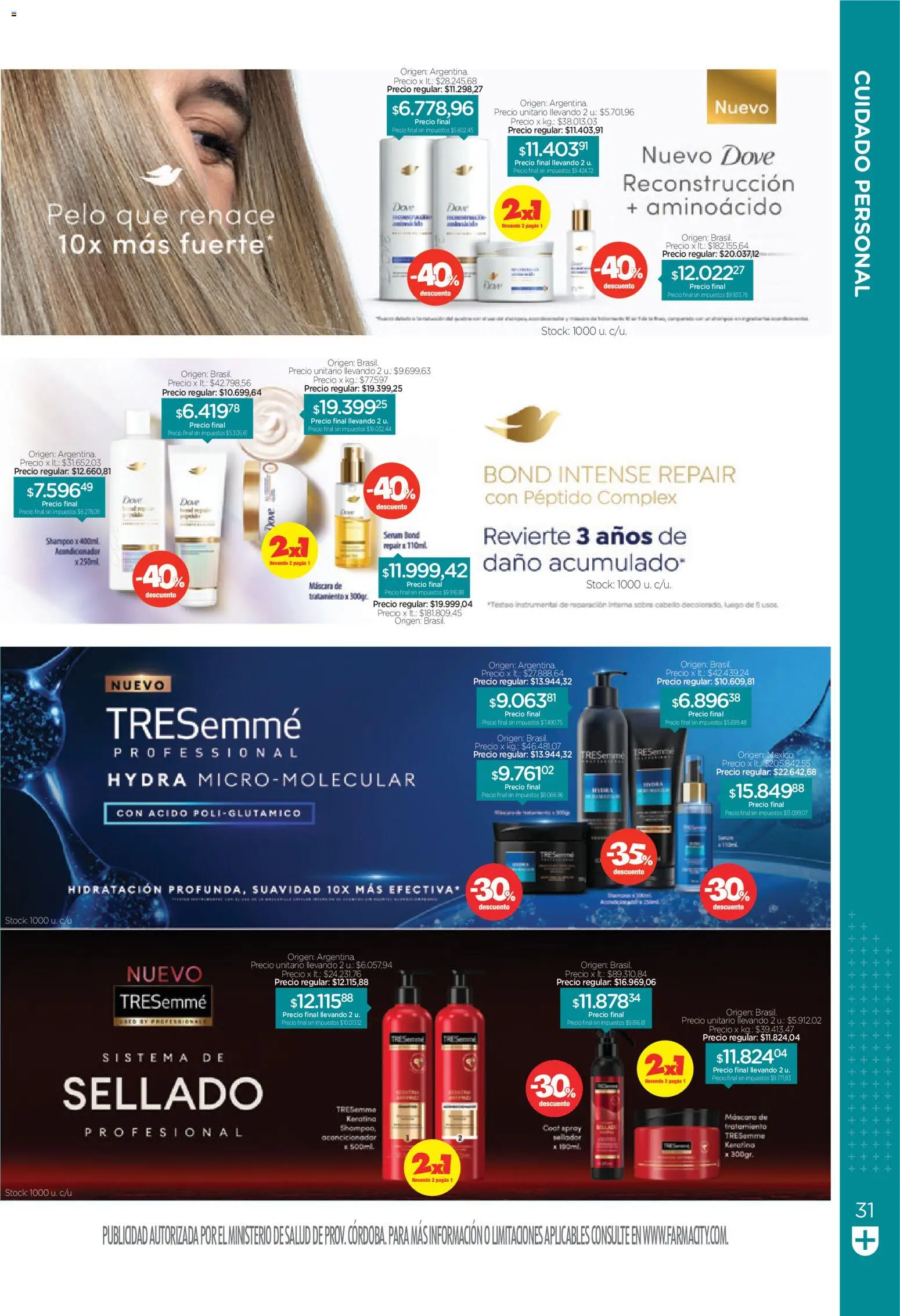 Farmacity catálogo │ válido desde el 01/10/2026 | Página: 31