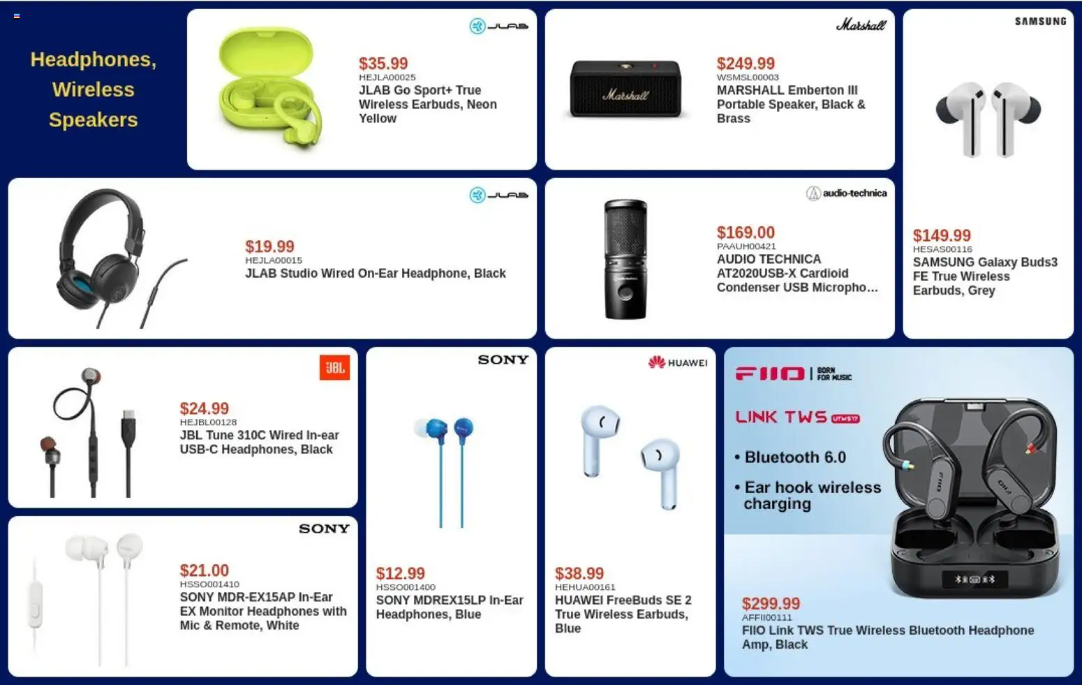 Canada Computers flyer valid from Sep 15, 2026 | Page: 6 | Products: Monitor, Audio, Headphones