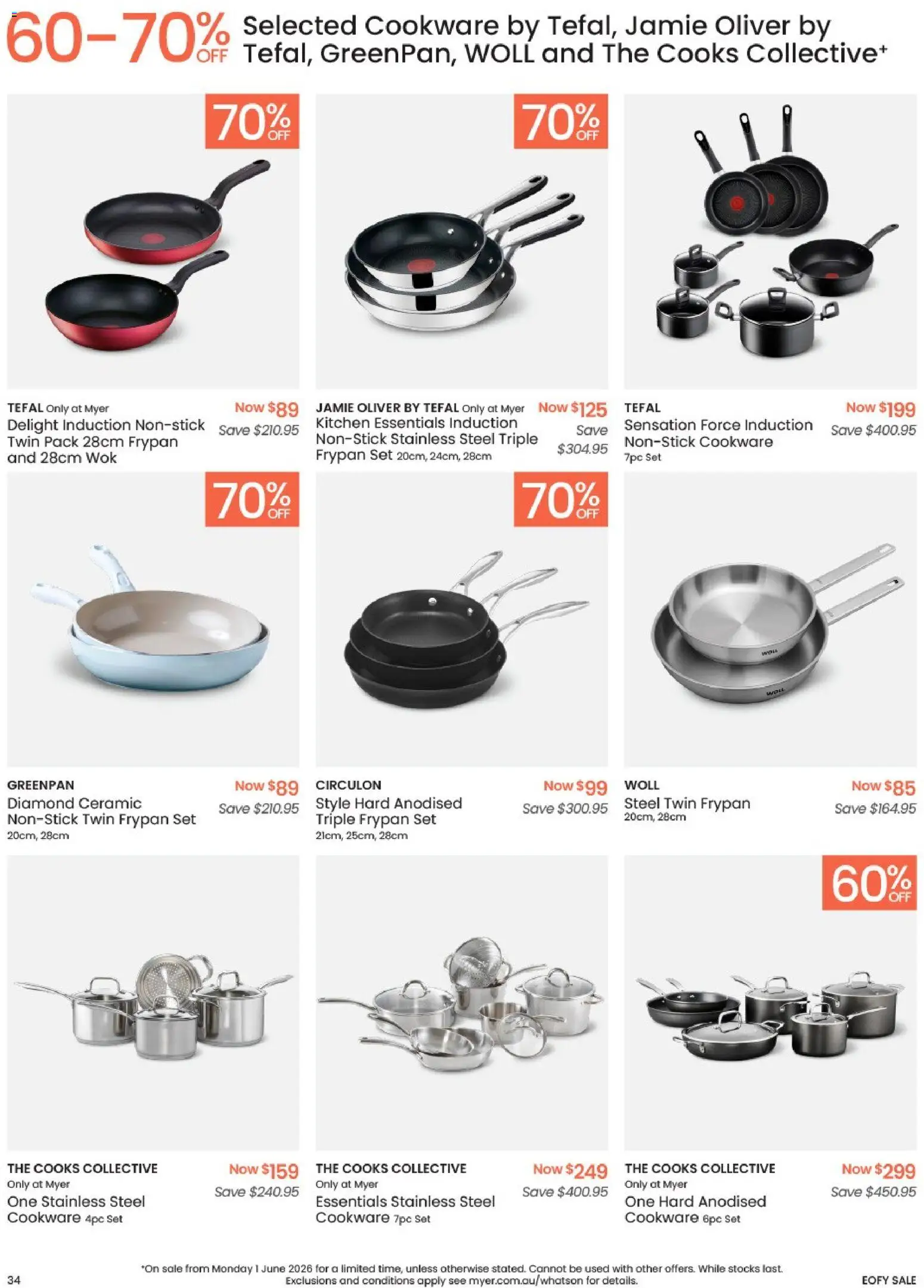 Myer catalogue - valid from 01.06.2026 | Page: 34 | Products: Diamond, Cookware