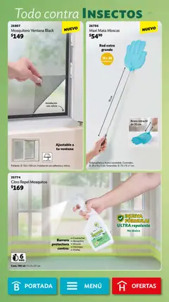 Vista previa de Betterware campaña 5 2026, nuevo folleto de la tienda, válido en México a partir del 04.05.2026 | Página: 72 | Productos: Mosquitero, Mata moscas, Repelente