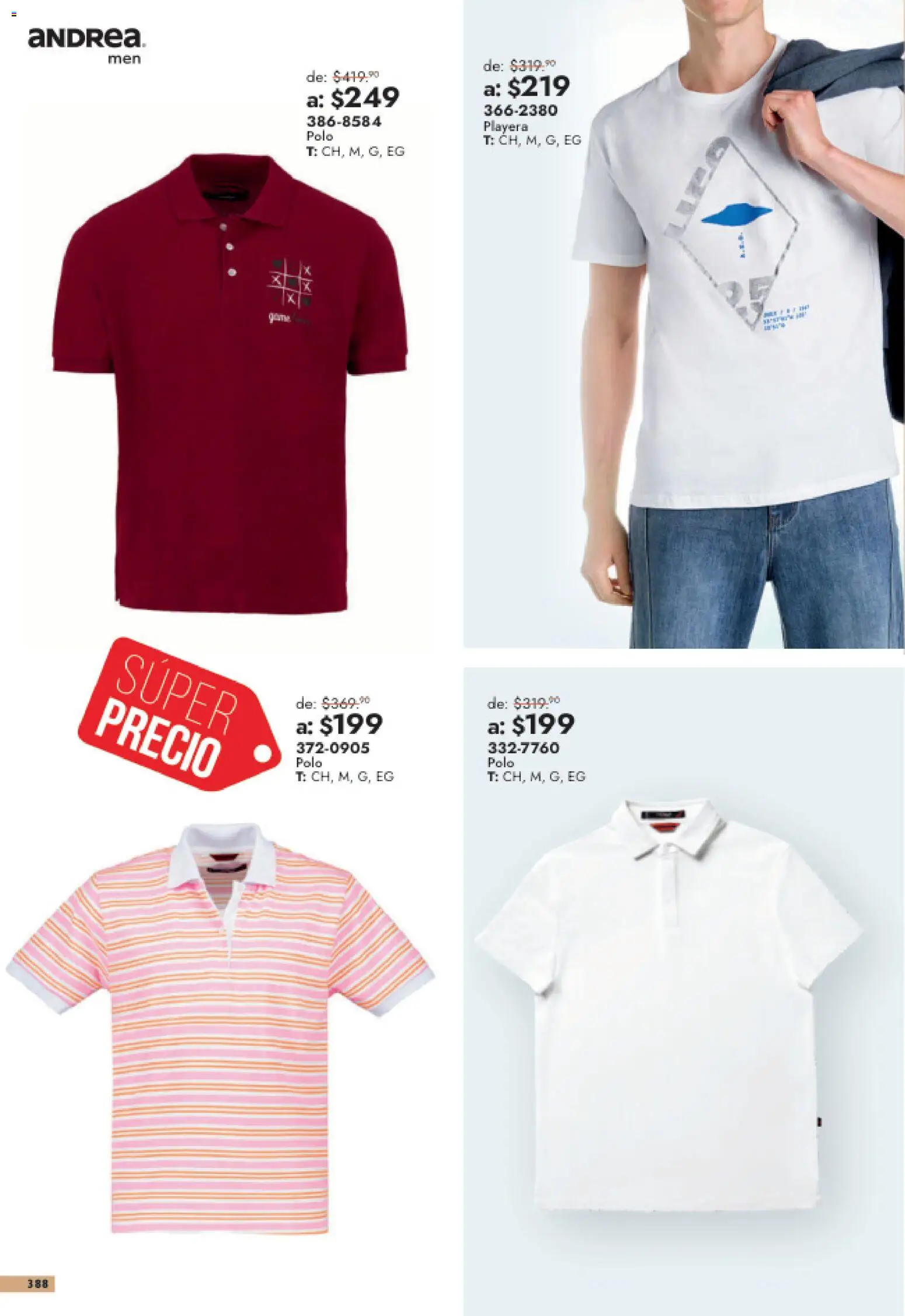 Nuevas ofertas de Andrea válidas en toda la República Mexicana desde el 26/07/2026. ¡Encuentra las mejores ofertas en Andrea catálogo Outlet! | Página: 388