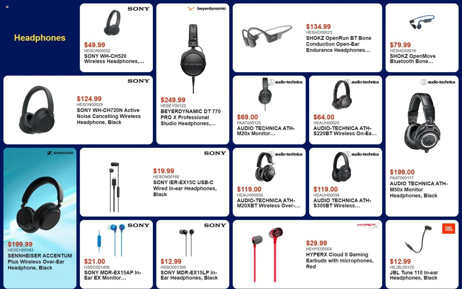 Canada Computers flyer valid from Aug 25, 2026 | Page: 8 | Products: Wireless headphones, Headphones