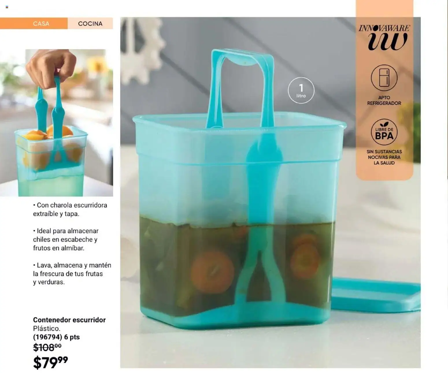 Nuevas ofertas de AVON válidas en toda la República Mexicana desde el 20/08/2026. ¡Encuentra las mejores ofertas en AVON Casa & Estilo 12 2026! | Página: 16 | Productos: Refrigerador, Escurridor, Cocina, Contenedor