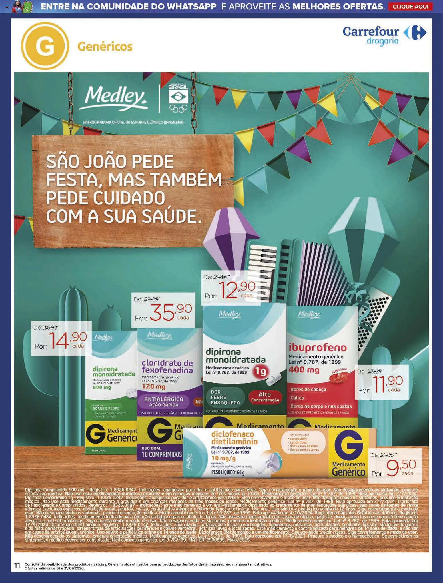 Carrefour Folheto - válido de 01/07/2026 | Página: 11 | Produtos: Feno