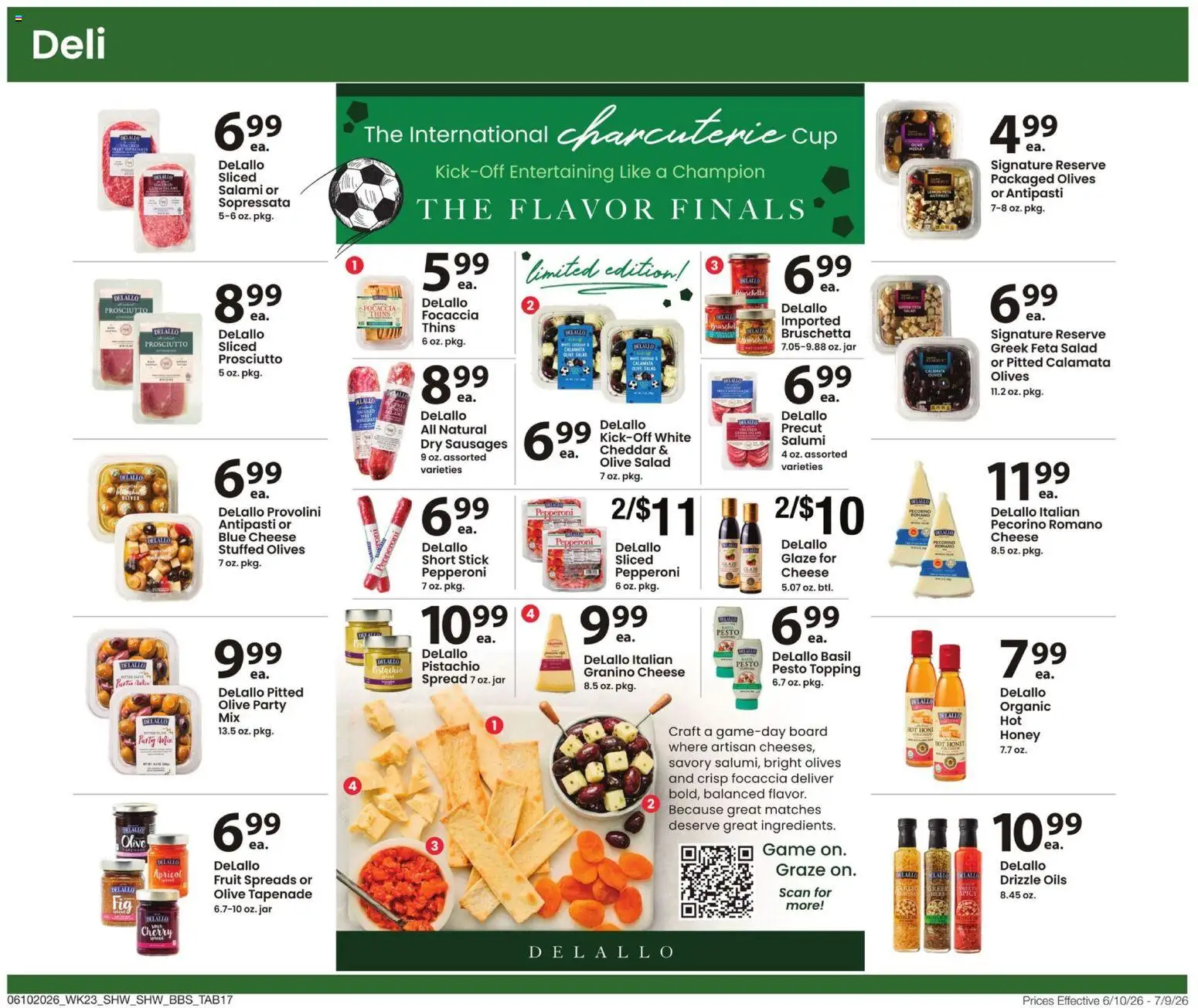Shaw's Big Book of Savings - valid from 10.06.2026 | Page: 6 | Products: Cheese, Salami, Salad, Game